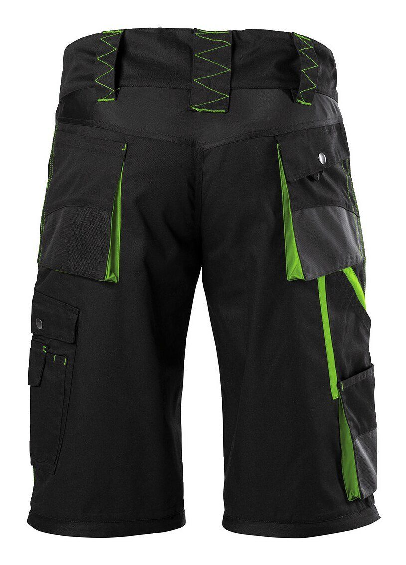 fortis Shorts Herren Bermuda 50 Größe schwarz/limegreen, 24