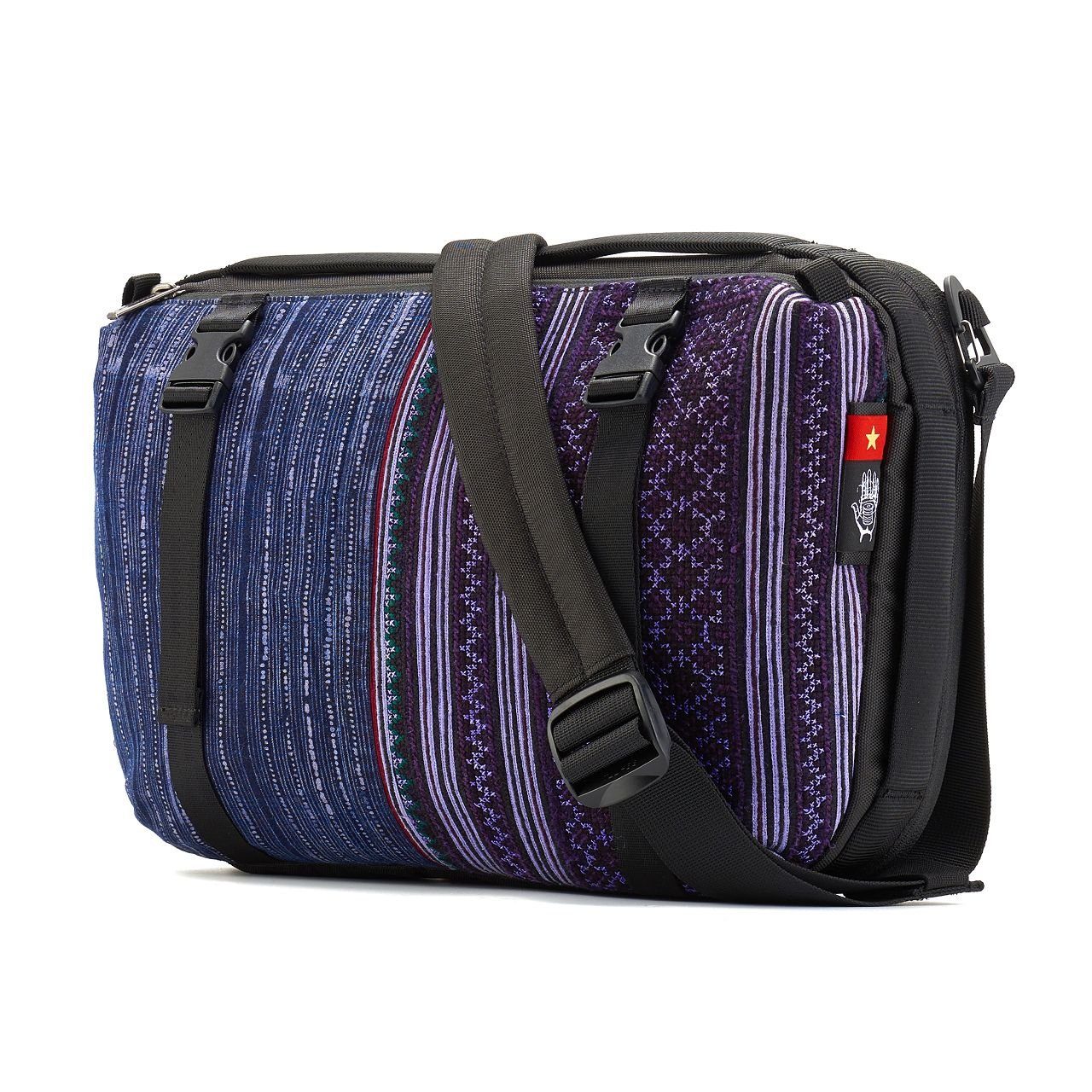 Ethnotek Laptoptasche Somanya Sling Messenger Tasche, Umhängetasche aus Recycling PET Material
