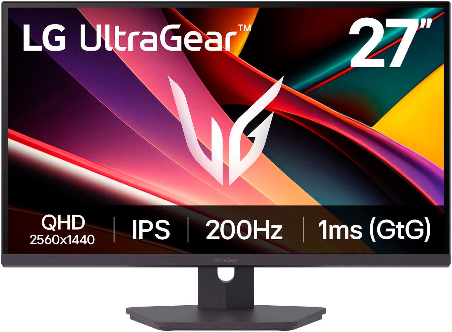 Valentinstagsgeschenk LG 27G610A Gaming-Monitor (68 cm/27 ", 2560 x 1440 px, WQHD, 1 ms Reaktionszeit, 200 Hz, IPS), schwarz