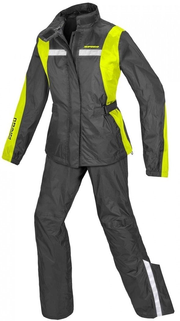 SpiDi Motorradjacke Touring Rain Kit 2-Teiler Damen Motorrad Regenkombi Wasserdicht winddicht wasserdichte