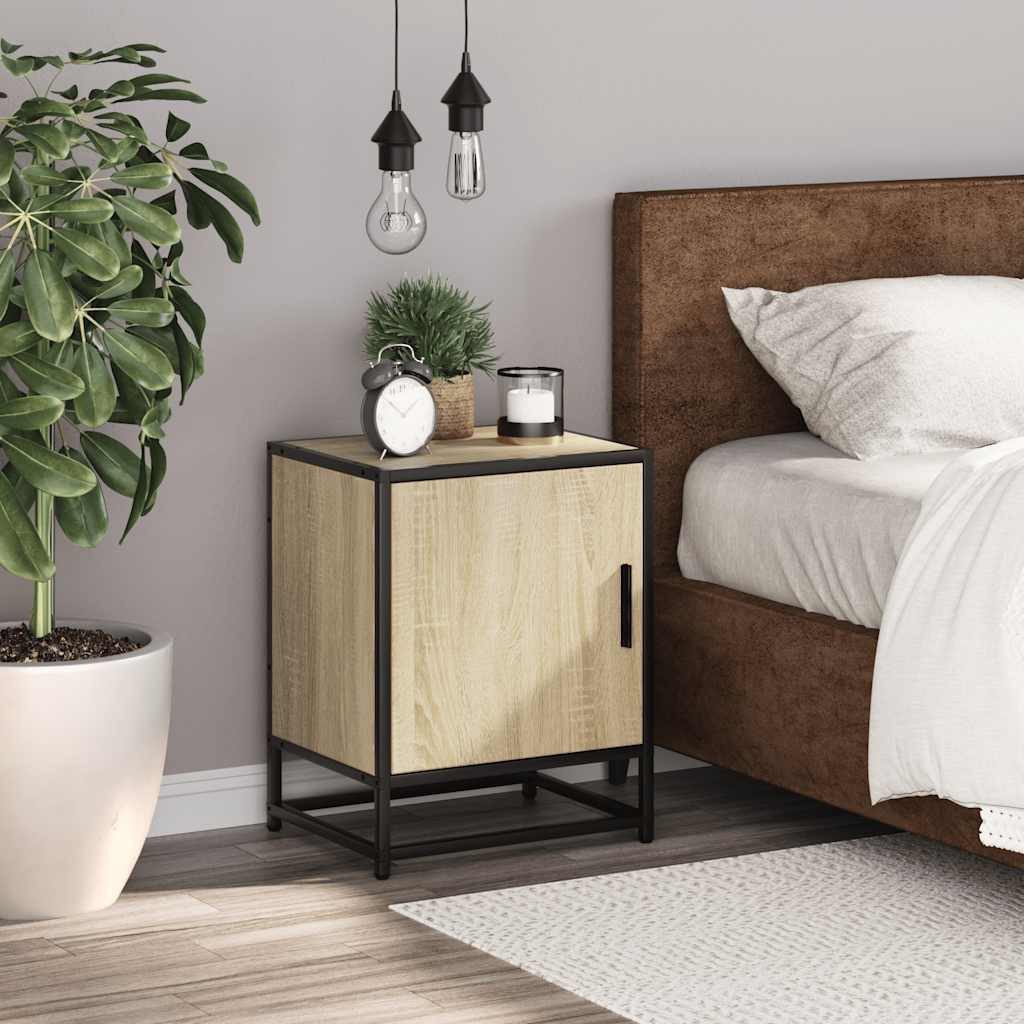 vidaXL Nachttisch Nachttisch Sonoma-Eiche 40x31x50 cm günstig online kaufen