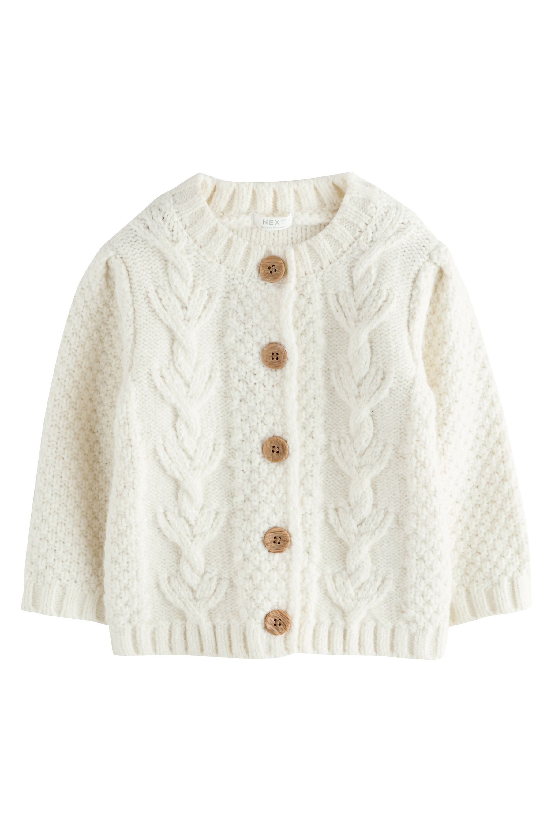 Strickjacke Grobgestrickte, noppige Strickjacke