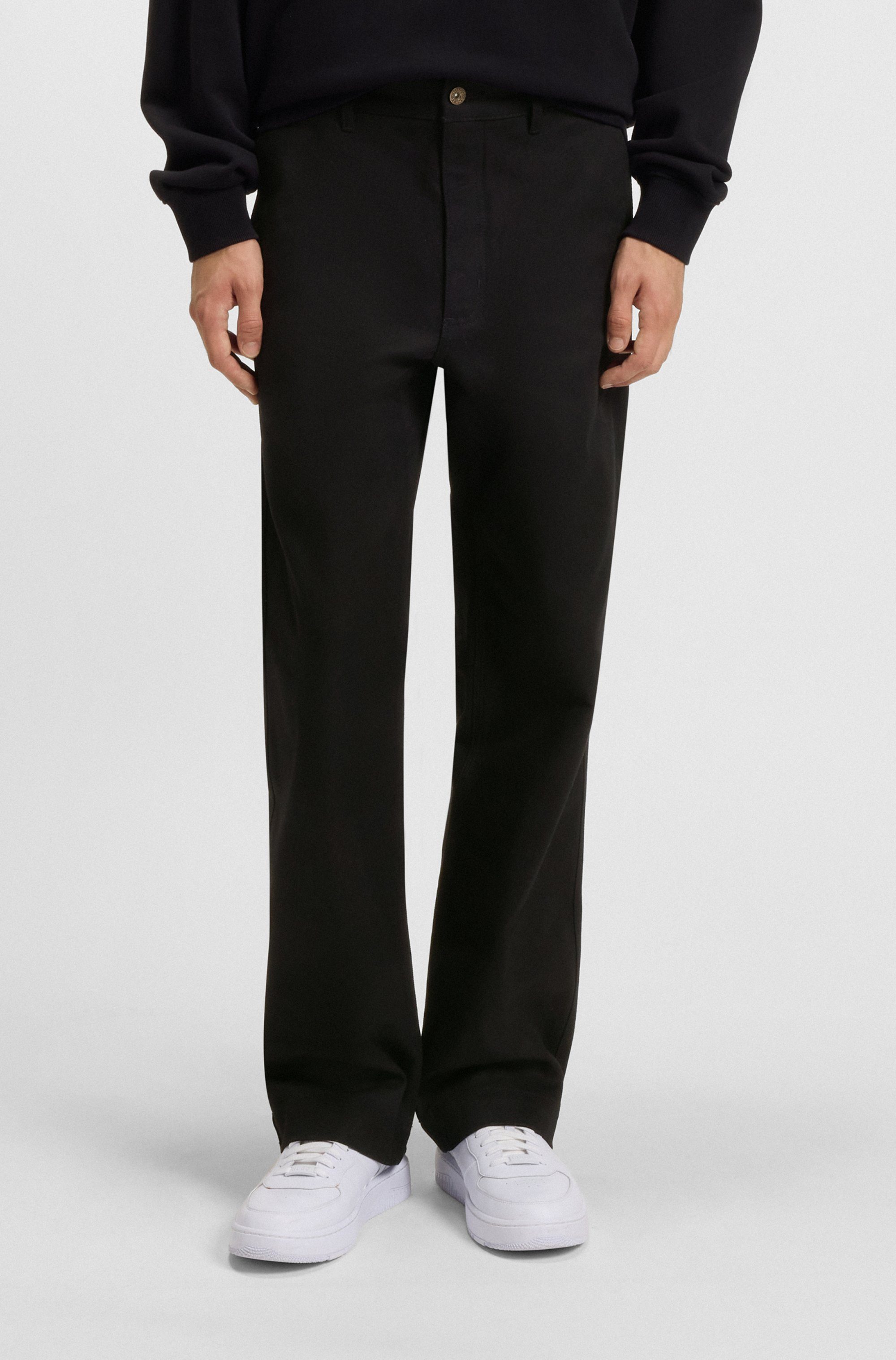 HUGO Blue Chinohose Zarik regular fit mit schmalem Bein