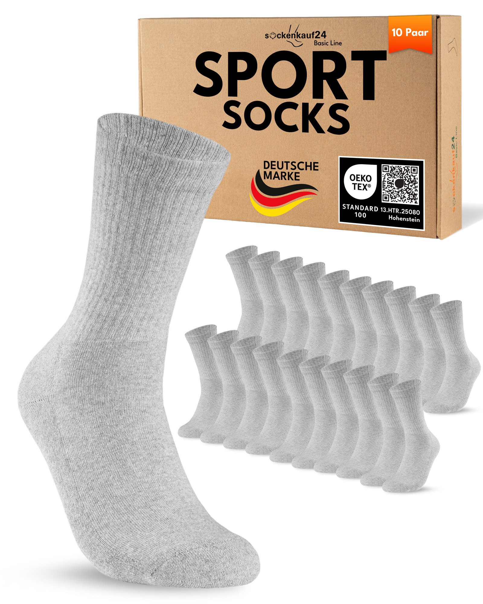 sockenkauf24 Sportsocken 10 Paar Tennissocken Damen günstig online kaufen
