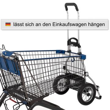 Andersen Einkaufstrolley Royal Shopper Senta 2.0 schwarz, klappbare Ladefläche, belastbar bis 50kg, wasserabweisend