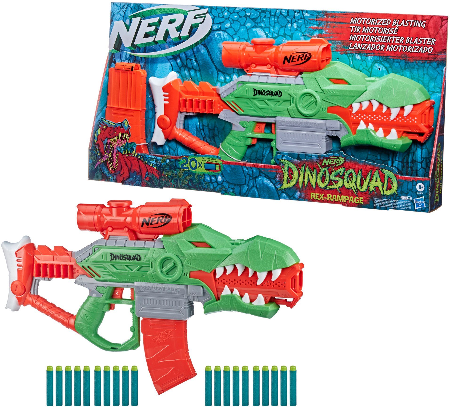 Image of Hasbro Blaster »Nerf DinoSquad Rex-Rampage«