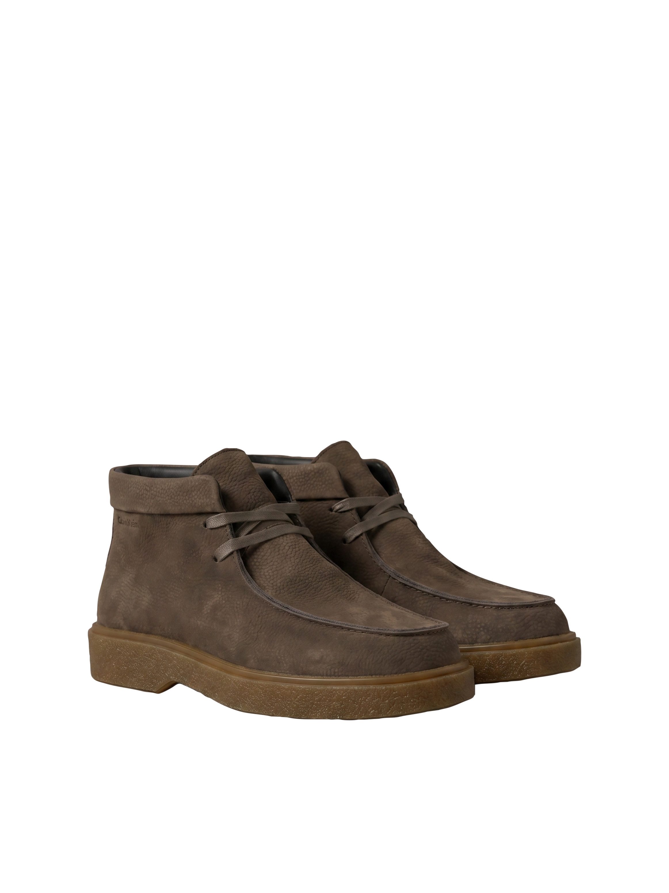 Calvin Klein TEXT RUBBER APRON BOOT NU Schnürboots Boots, Schnürstiefelette im Mokassin-Look