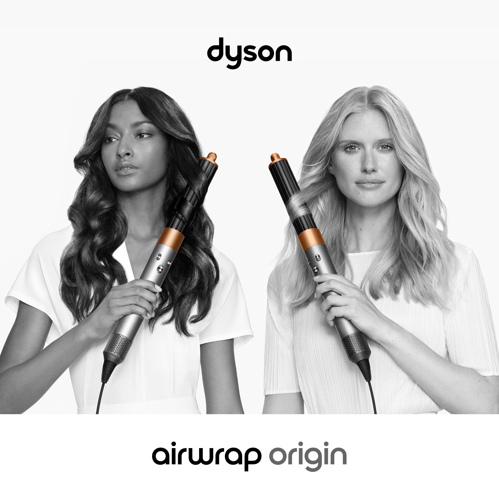 DYSON Multihaarstyler Airwrap Origin™ Multi-Haarstyler und - trockner, Nickel Kupfer, Trocknen. Locken. Stylen. Haare bändigen. Ohne Schäden durch Hitze.