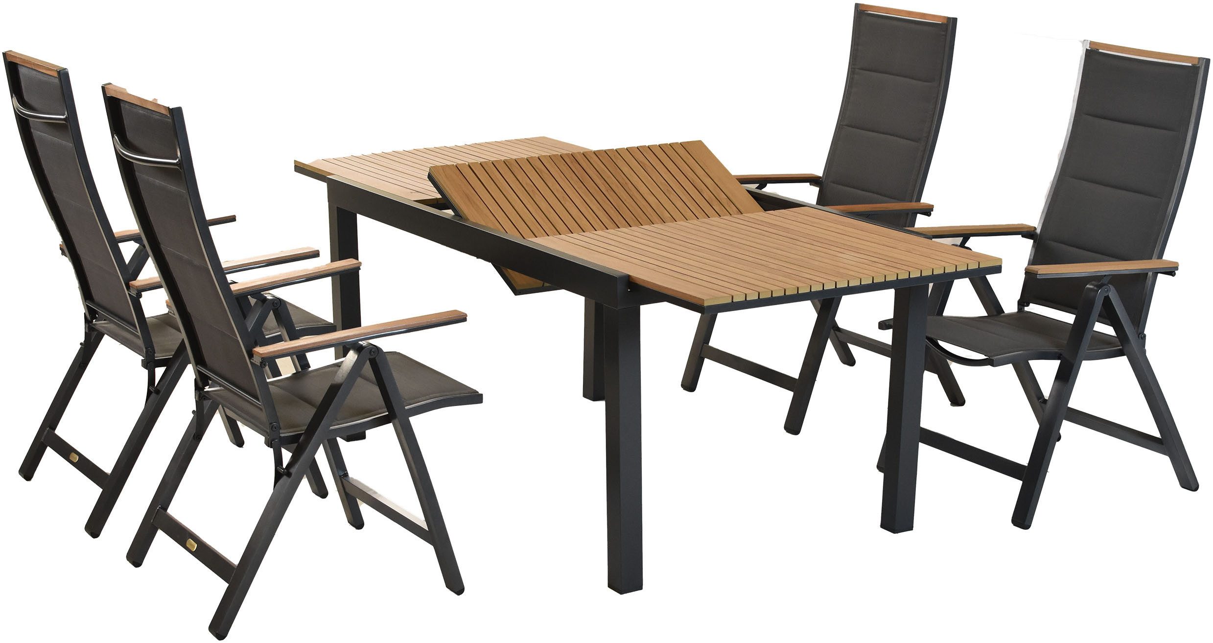 MERXX Garten-Essgruppe »Verona«, (Set, 5-tlg), Armlehnen, günstig online kaufen
