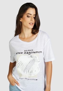 MARC AUREL T-Shirt mit sommerlichem Print