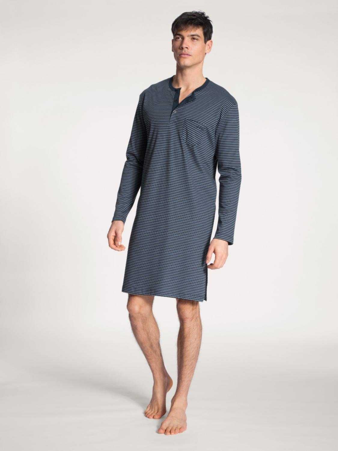 CALIDA Pyjama HERREN Nachthemd, dark sapphire