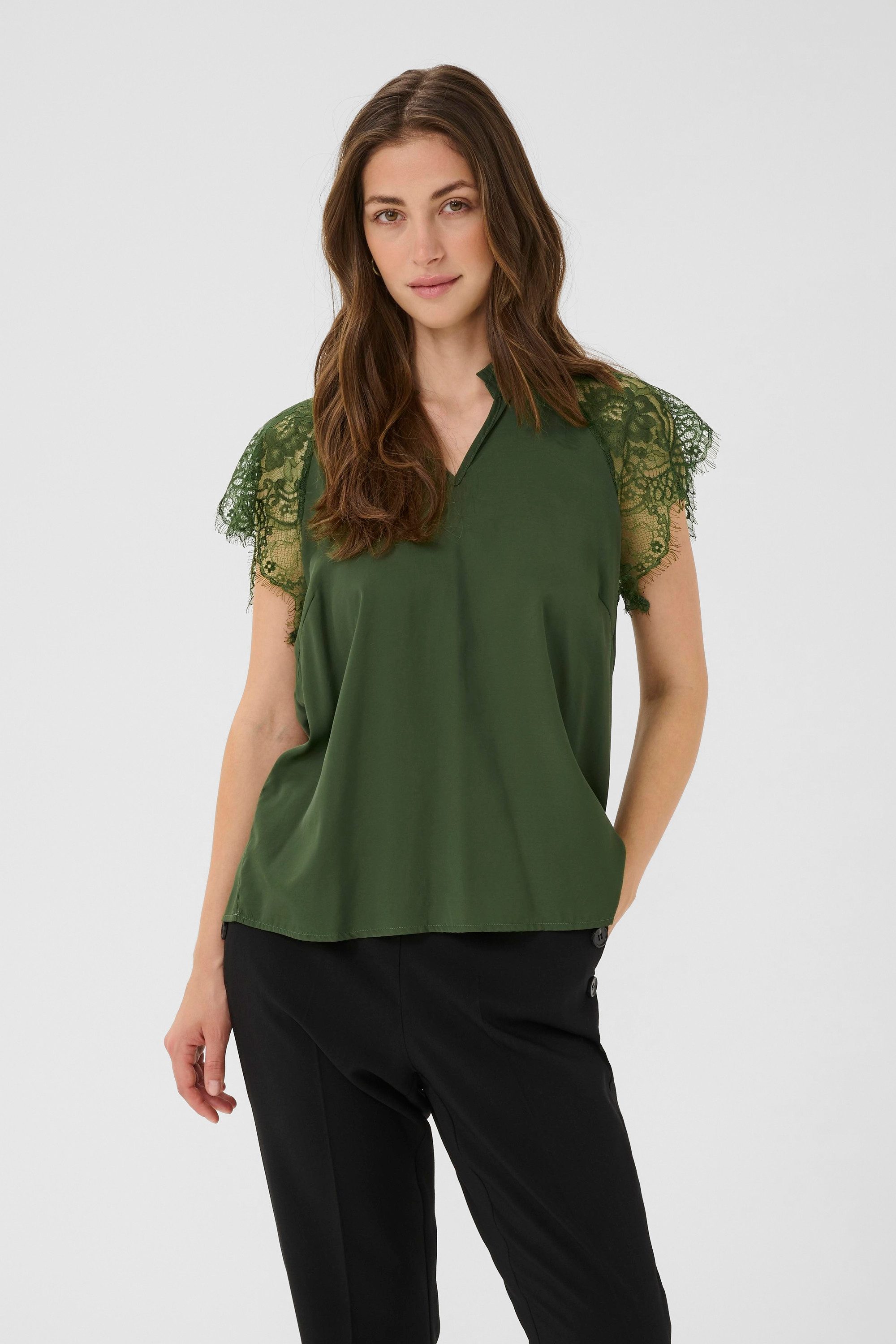 Cream Kurzarmbluse Kurzarm-Bluse CRNola günstig online kaufen