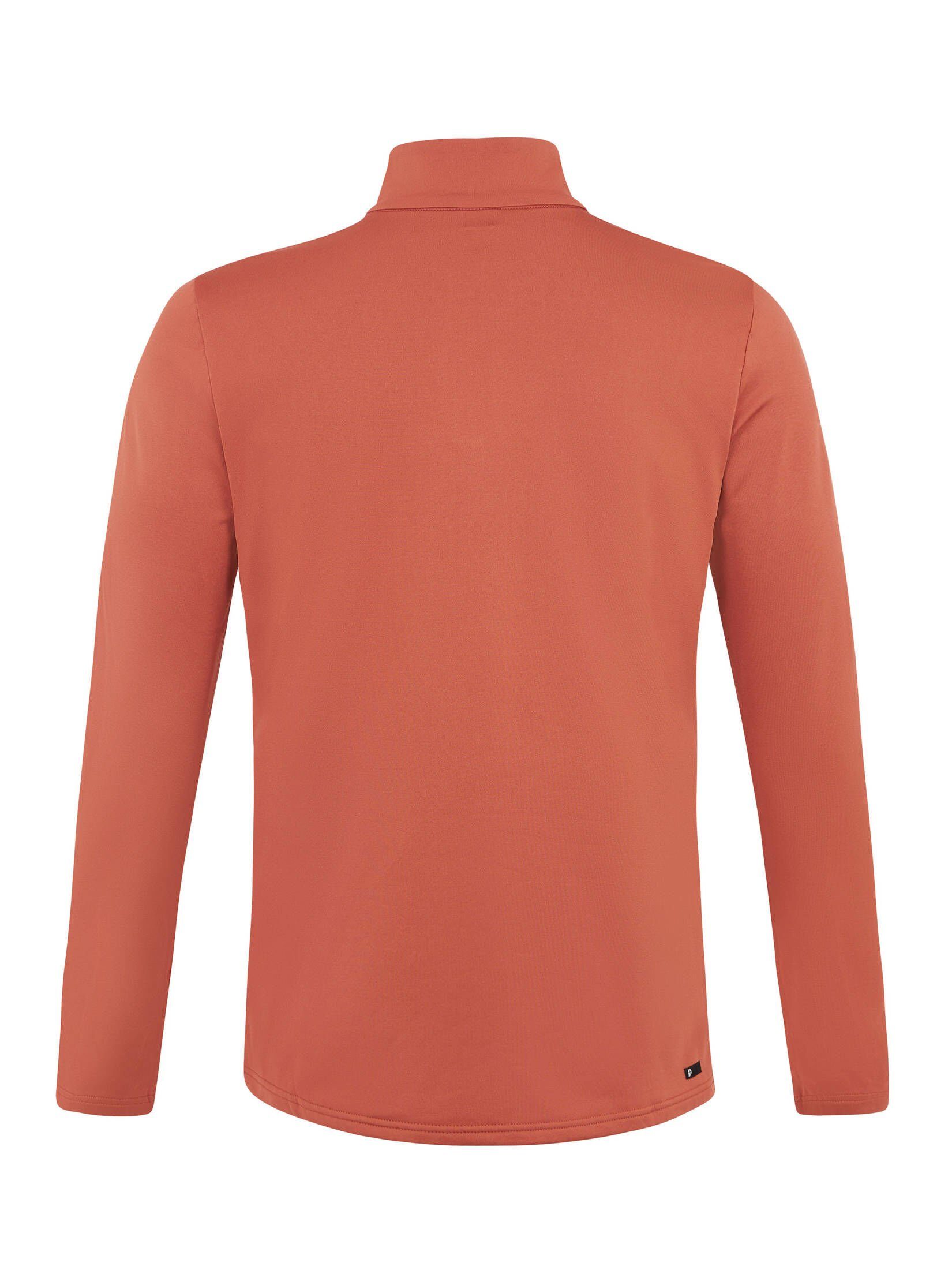 Protest Sweatjacke Herren (506) (1-tlg) mandarine WILL orange Ski-Sweatshirt