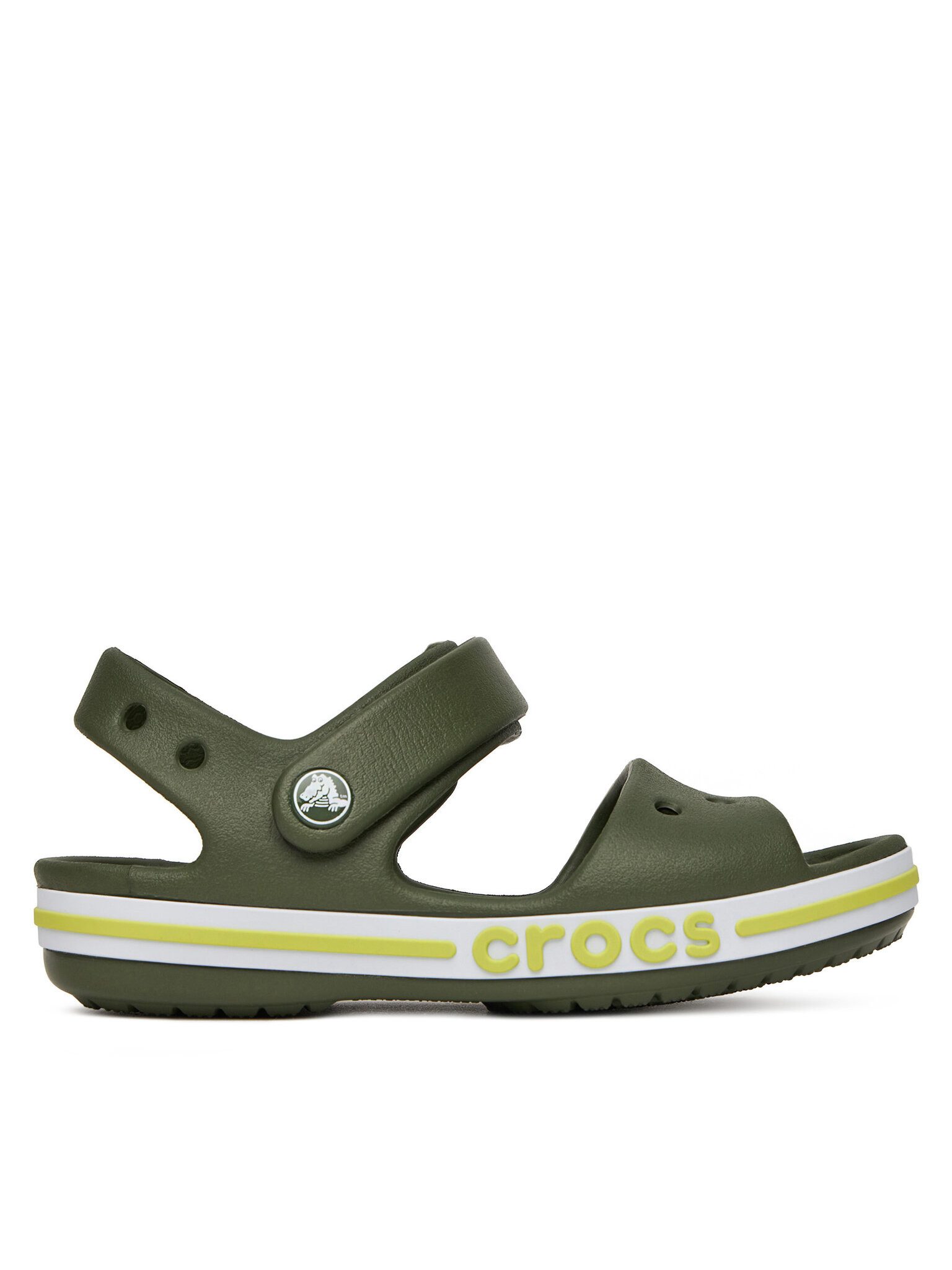 Crocs Crocs Mädchen Sandalen Crocs-BAYABAND SANDAL K 211054-309 Grün Grün Sandale