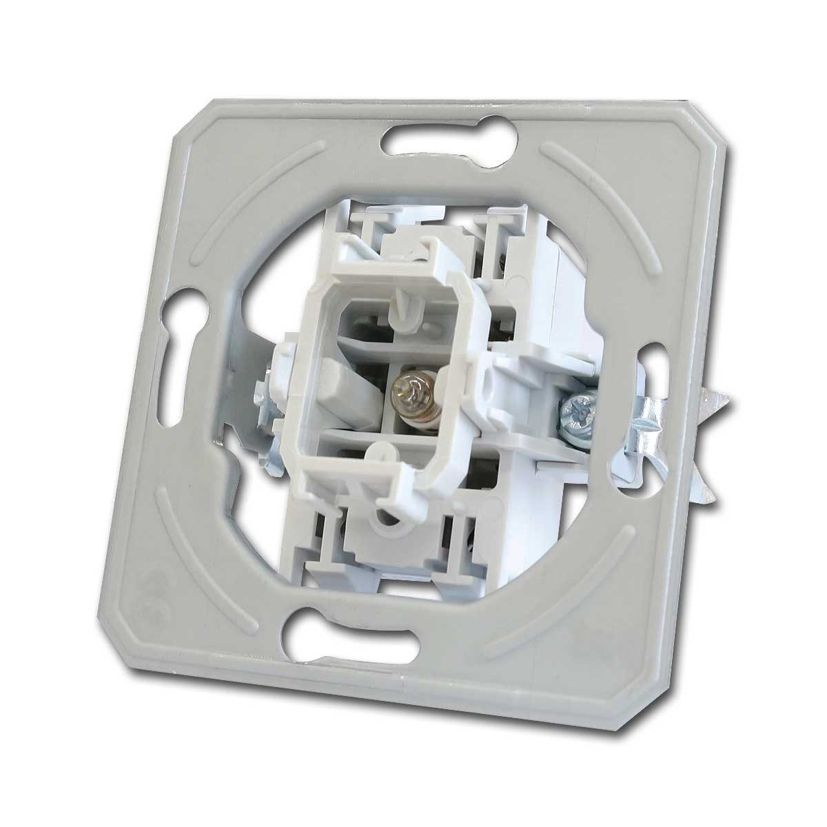 TEM EKONOMIK Kontroll-Schalter silber 250V~/10A, UP Unterputzschalter