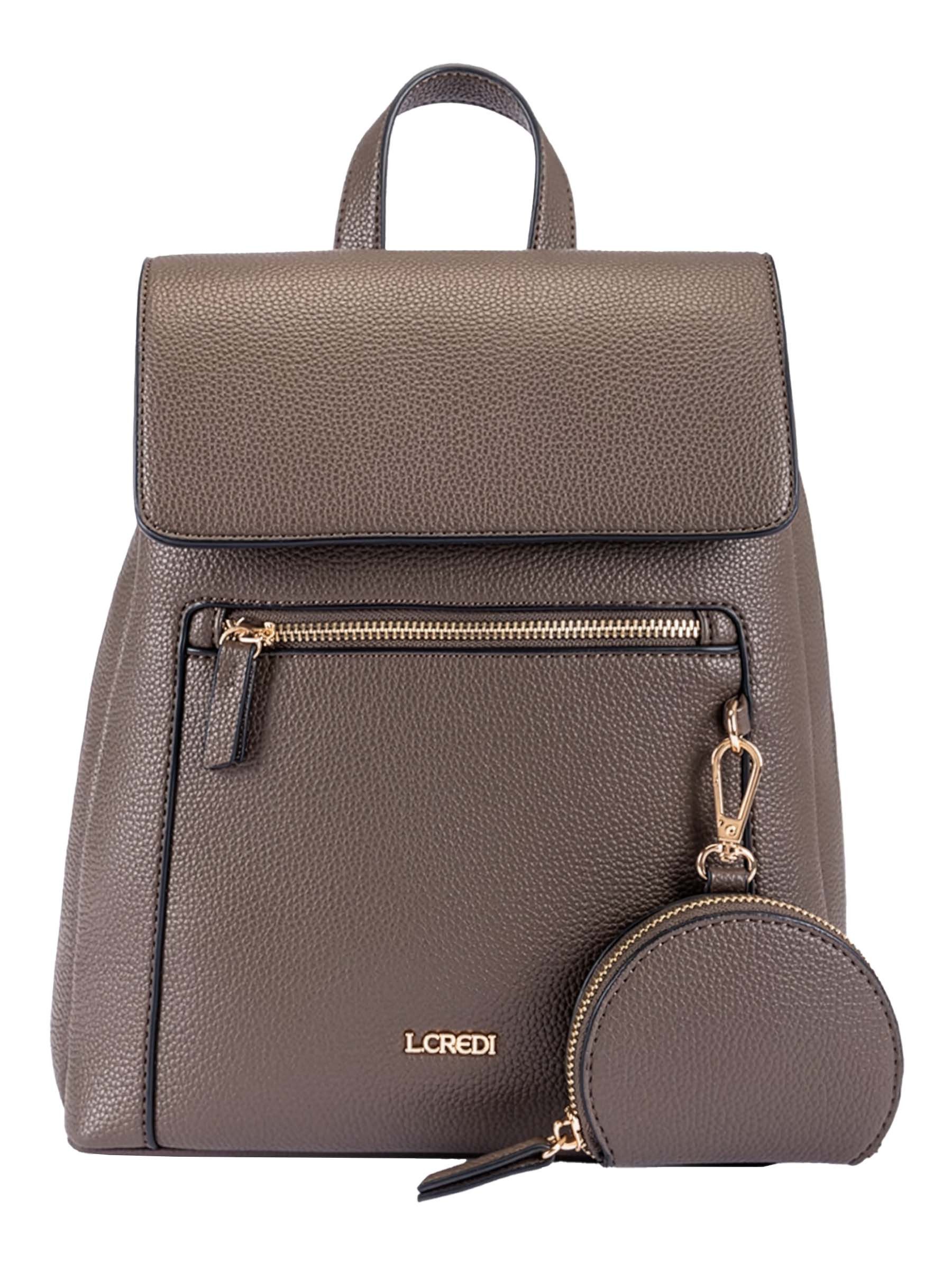 L. CREDI Cityrucksack NININA, Abnehmbare Utensilientasche