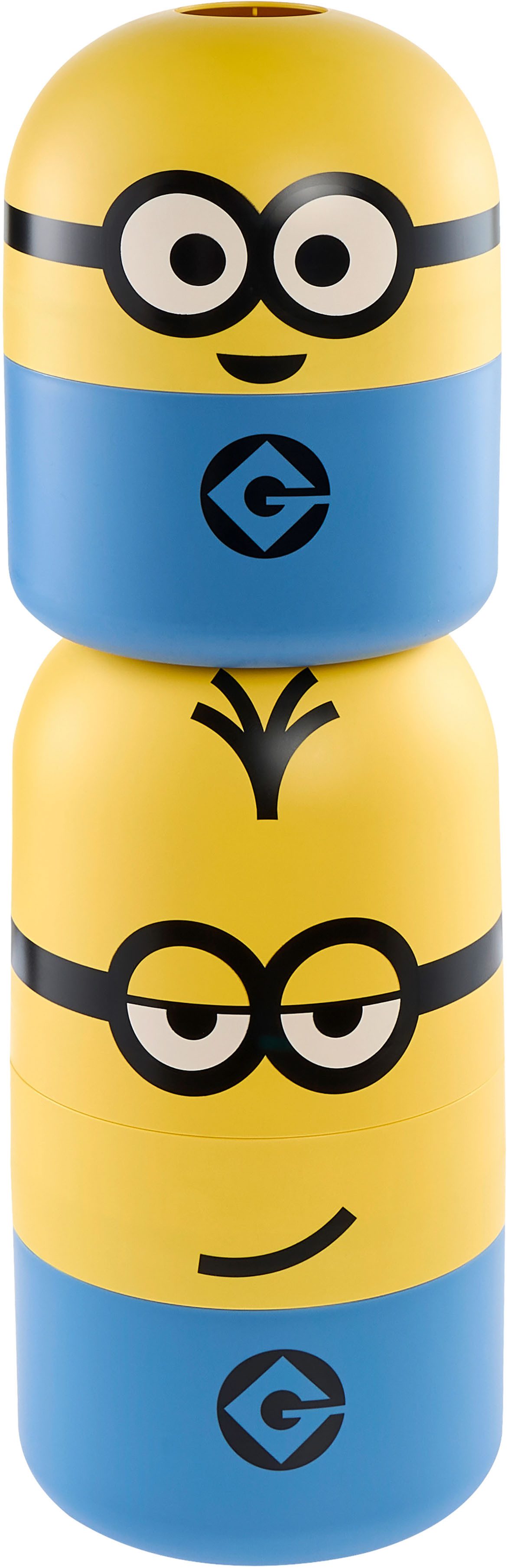 keeeper Aufbewahrungsbox "Kevin Minions" mit Eingriffloch, Ø 20 x 38 cm, 10 l, yellow – Bild 4 von 5