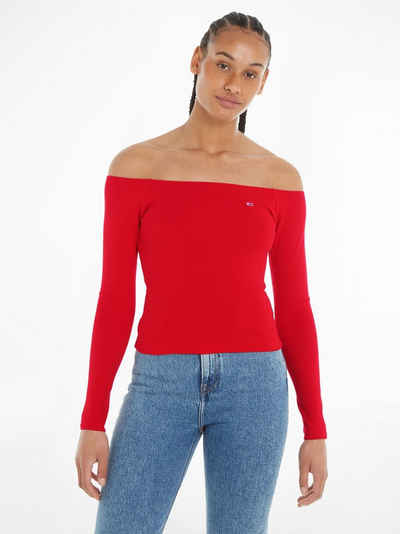 Tommy Jeans Crop-Top mit Tommy Jeans Markenlabel