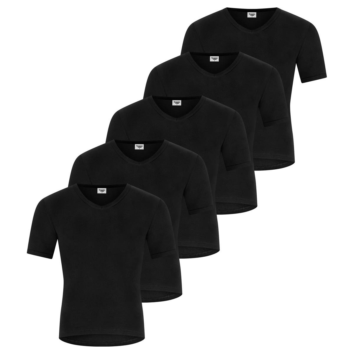 Speidel Unterhemd 5er Pack Classic (Spar-Set, 5-St) Unterhemd / Shirt Kurzarm - Baumwolle - Atmungsaktiv
