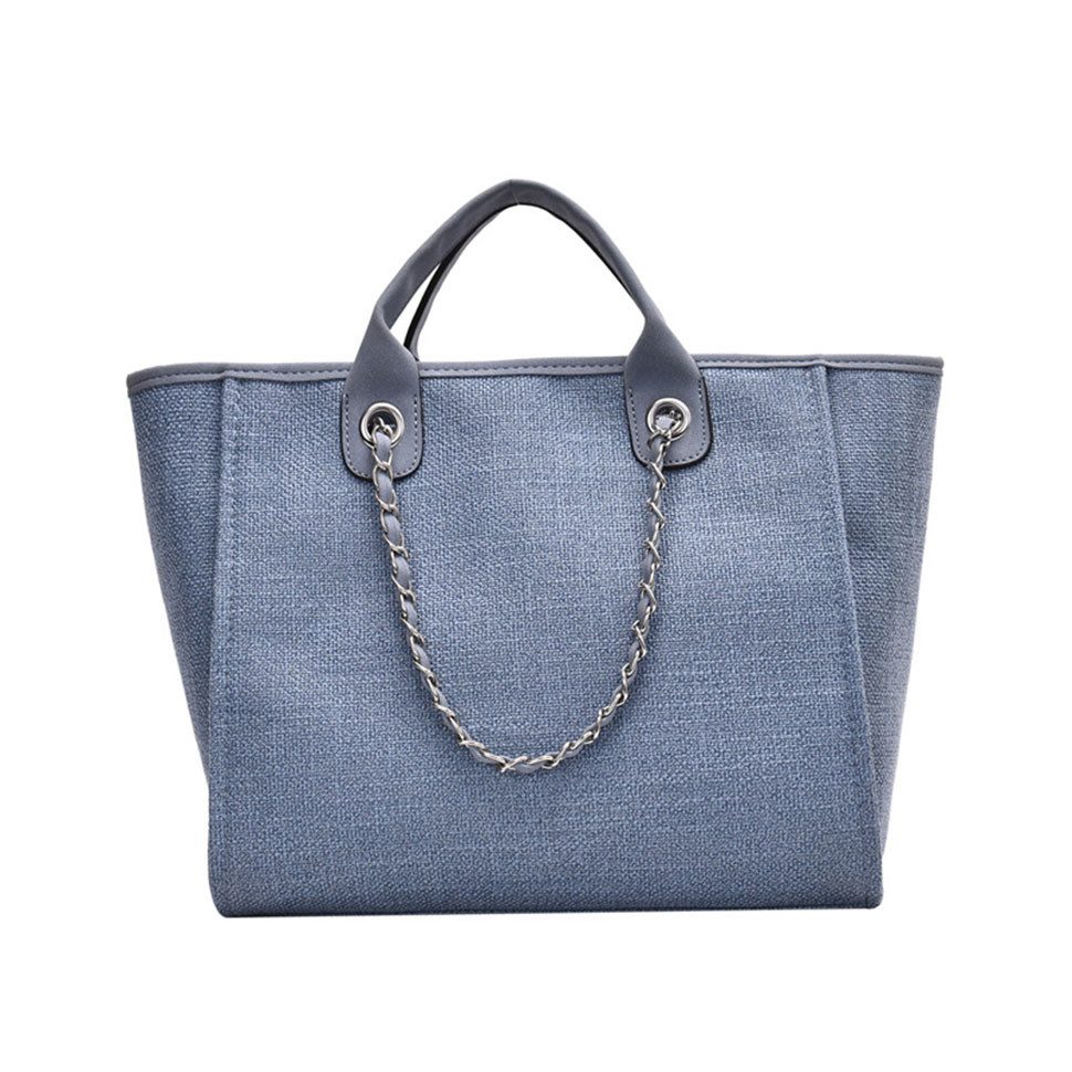 Schultertasche Damen Schlichte Vintage-Handtasche Große modische Tasche