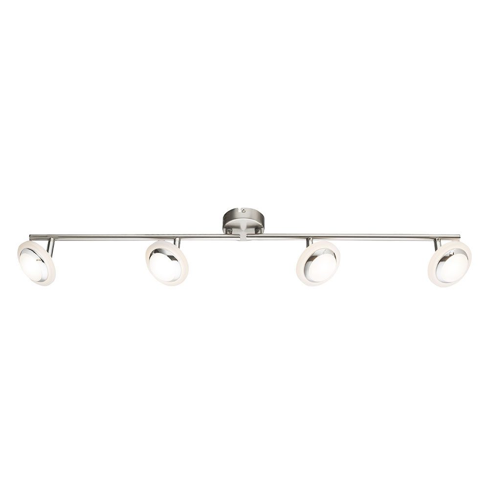 GLOBO LIGHTING LED Deckenspot, LED-Leuchtmittel fest verbaut, Warmweiß, Deckenleuchte Deckenlampe Wohnzimmerlampe beweglich 4 flammig L 80 cm