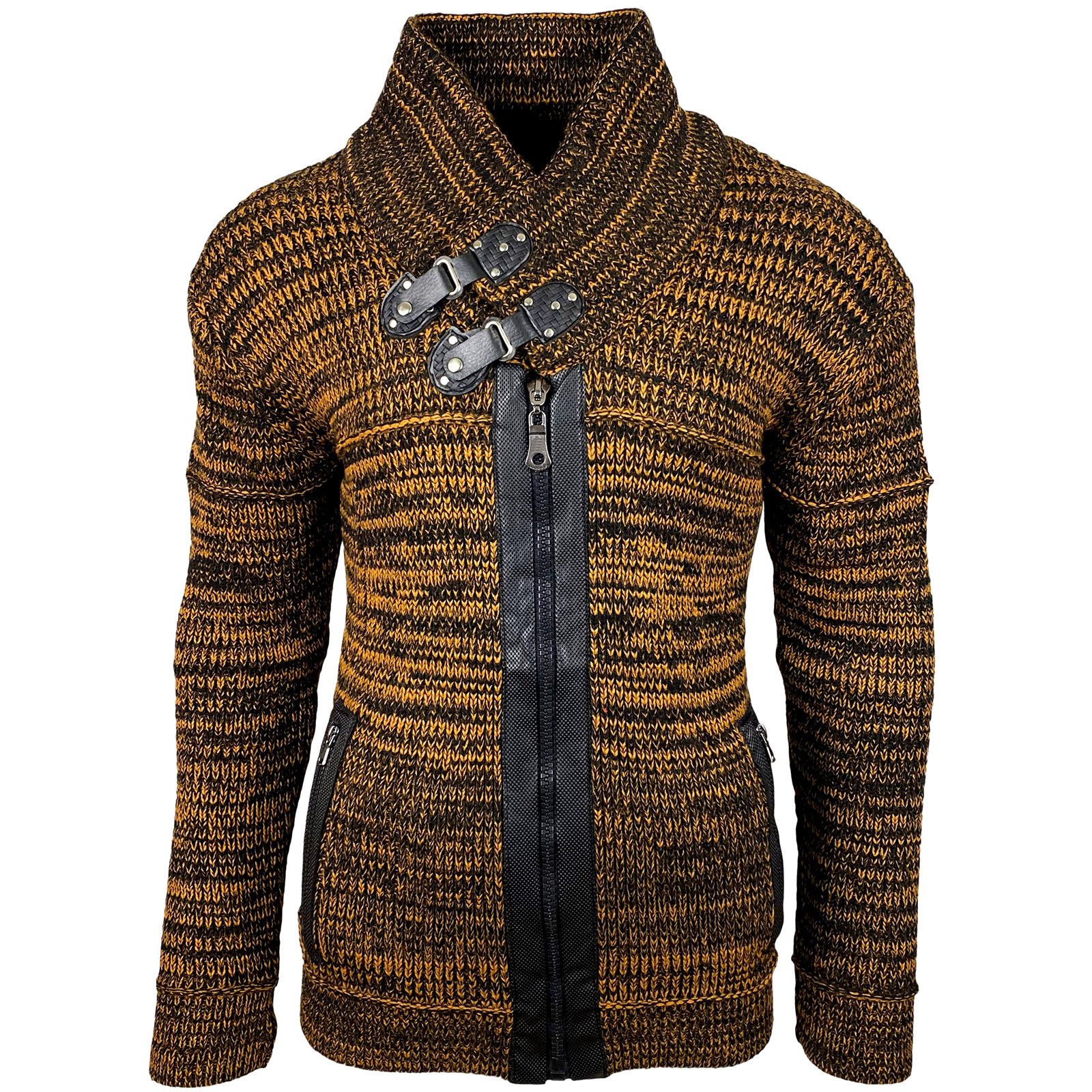 Baxboy Strickpullover Herren Winter Kapuzenpullover Kapuzenjacke günstig online kaufen