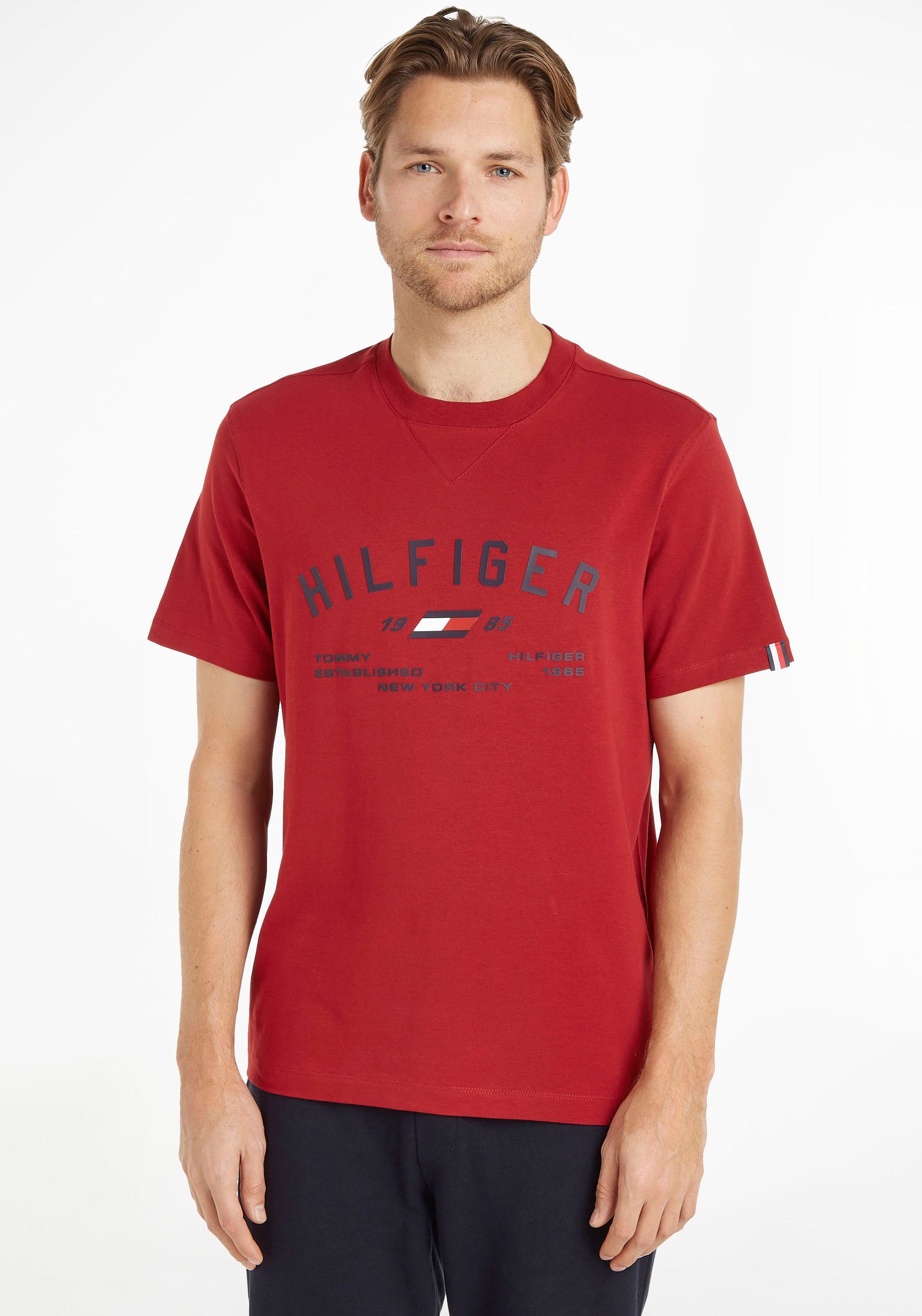 Hilfiger Sport Tommy rot Trainingsshirt