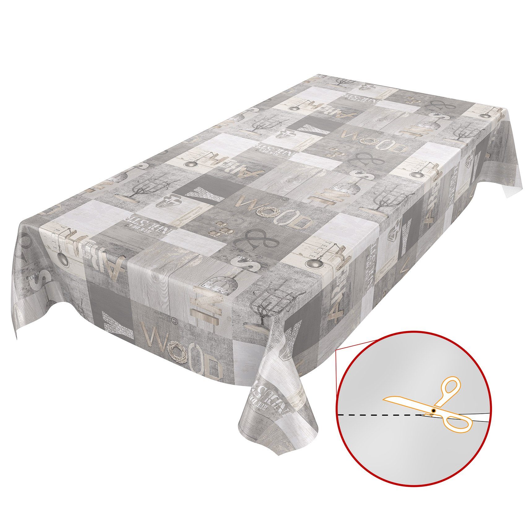 ANRO Tischdecke Wachstuch 2.0 abwaschbar (Einzelstück günstig online kaufen