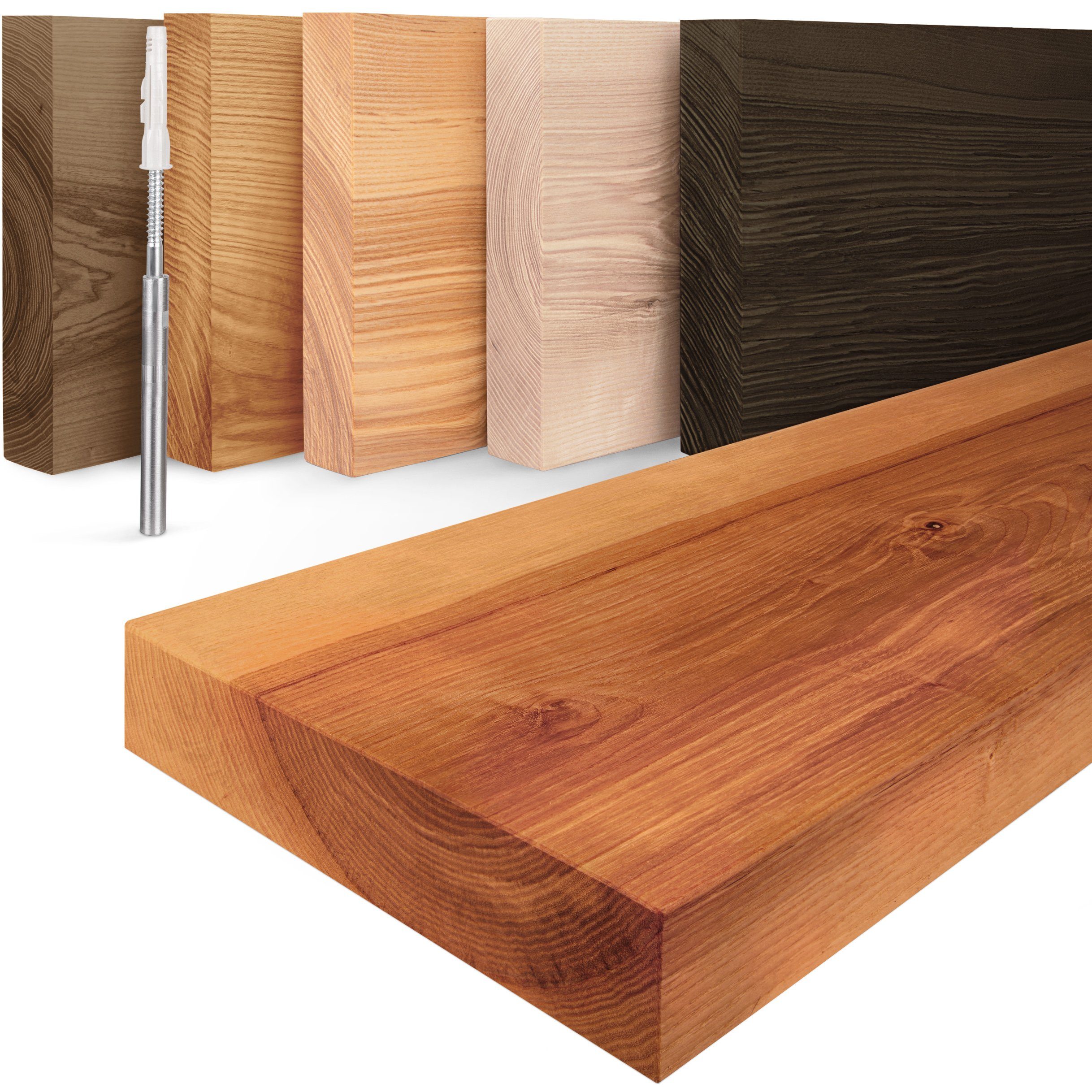 LAMO Manufaktur Wandregal Holz Gerade, Regal günstig online kaufen
