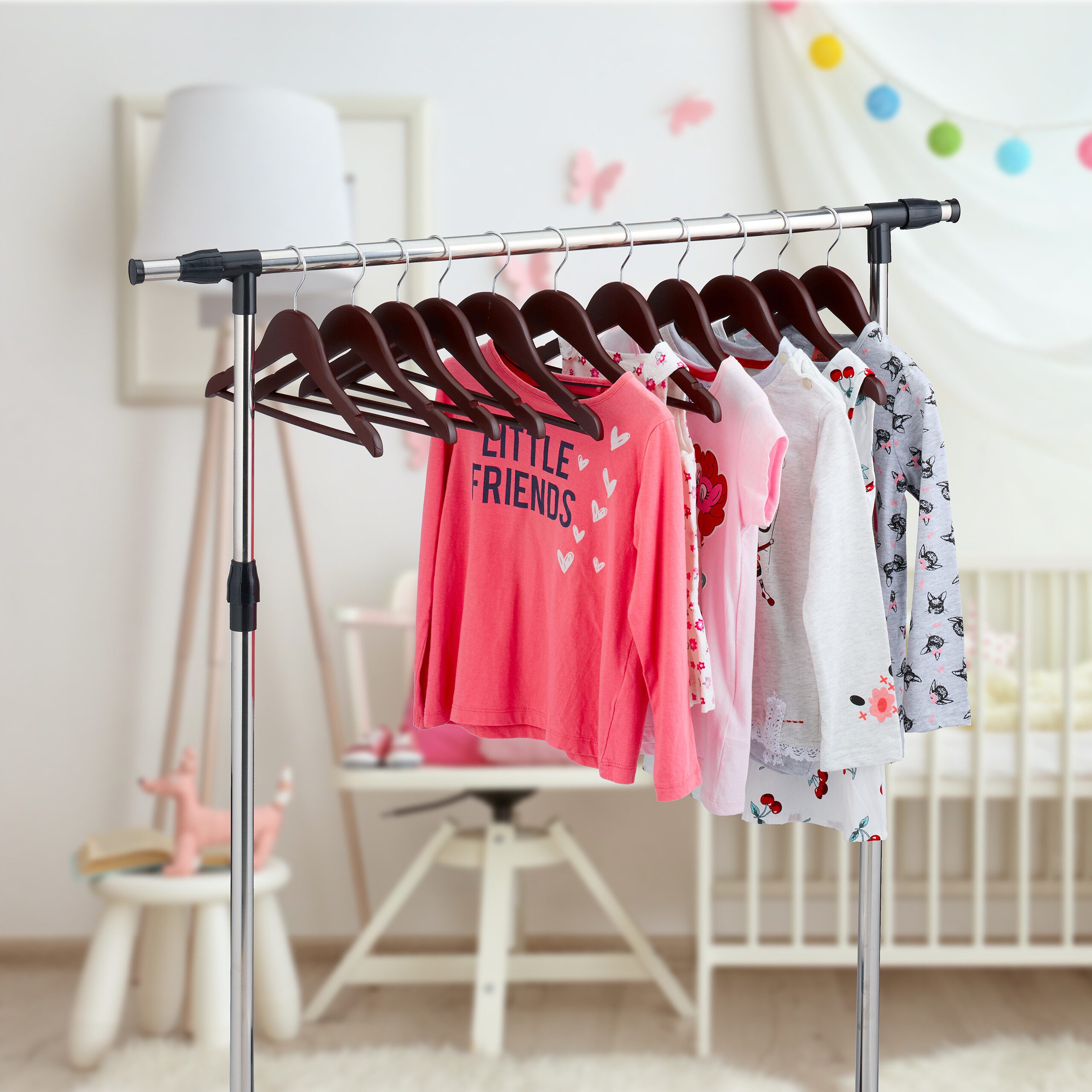 relaxdays Kleiderbügel Kinderkleiderbügel aus Holz im günstig online kaufen