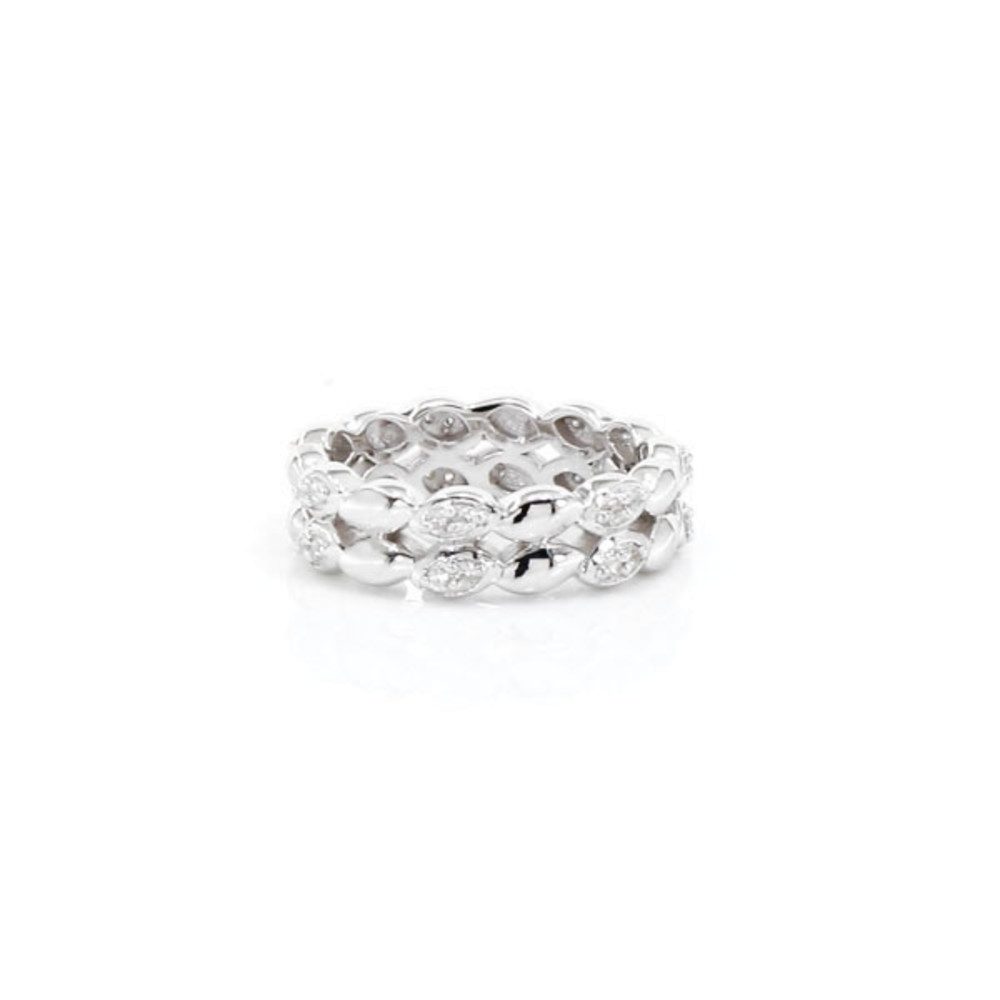 Cavill Silberring Cavill Zirkon Pavé Ring 925 Silber Damen Echtschmuck Glän günstig online kaufen