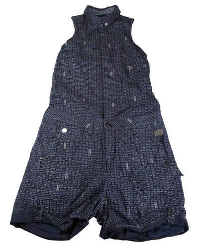 G-Star RAW Fleeceoverall G-Star Raw Indigo Cargo Suit WMN Damen Overall Gr. S Blau Neu