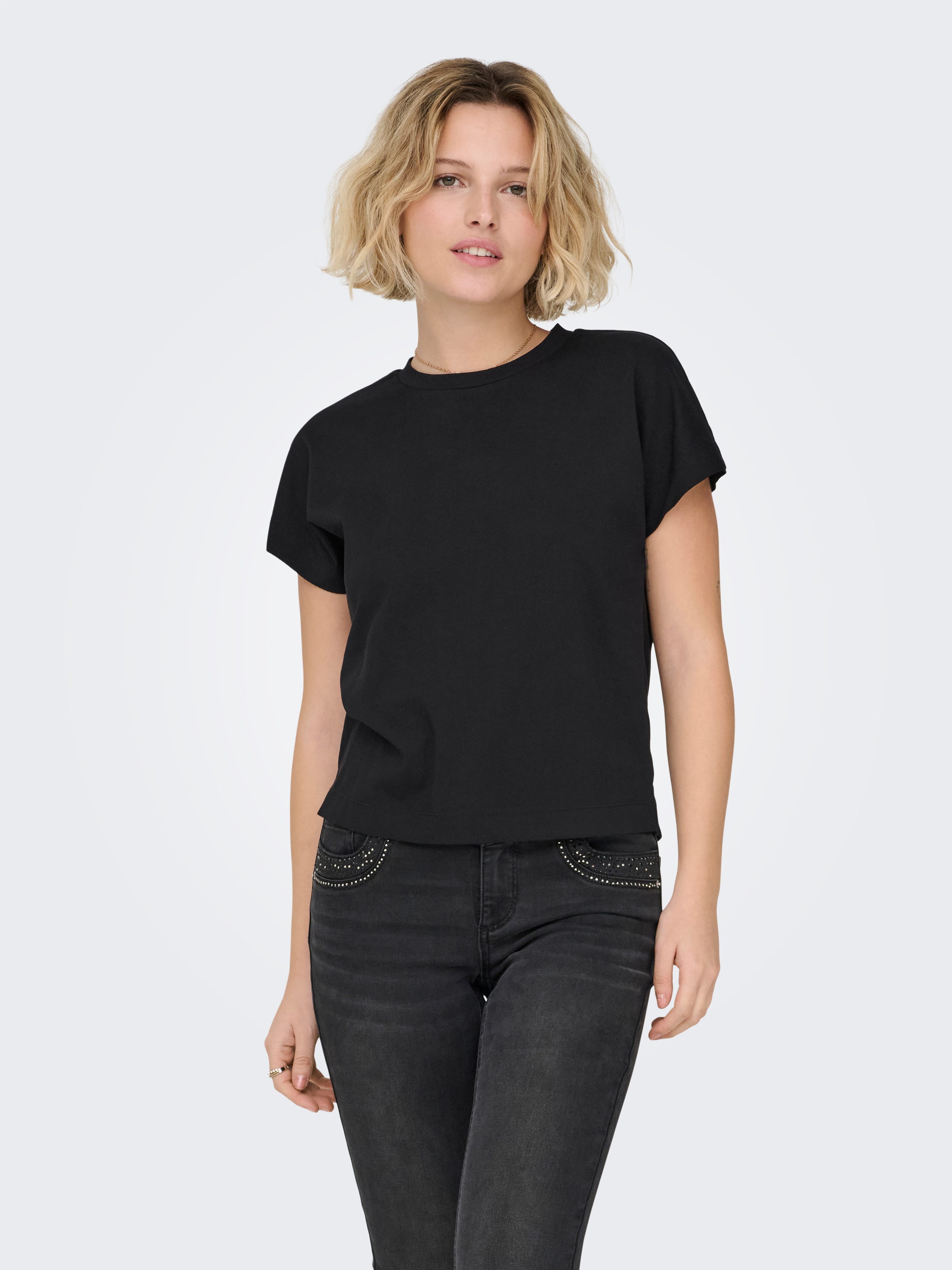 ONLY Kurzarmshirt ONLERICA S/S TOP JRS NOOS