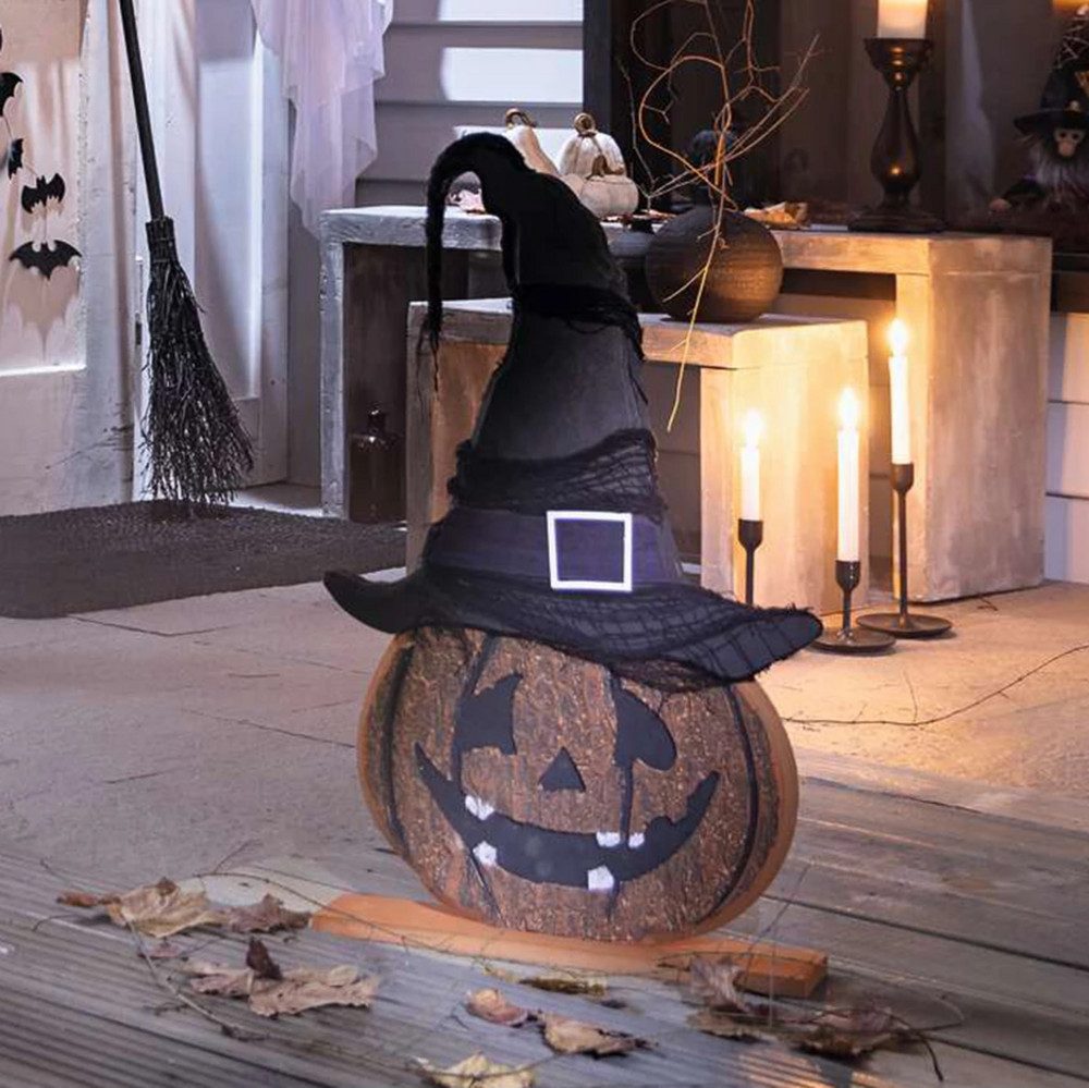 Home-trends24.de Dekofigur Kürbis Hexenkürbis Halloween Herbst Deko Höhe 59 günstig online kaufen