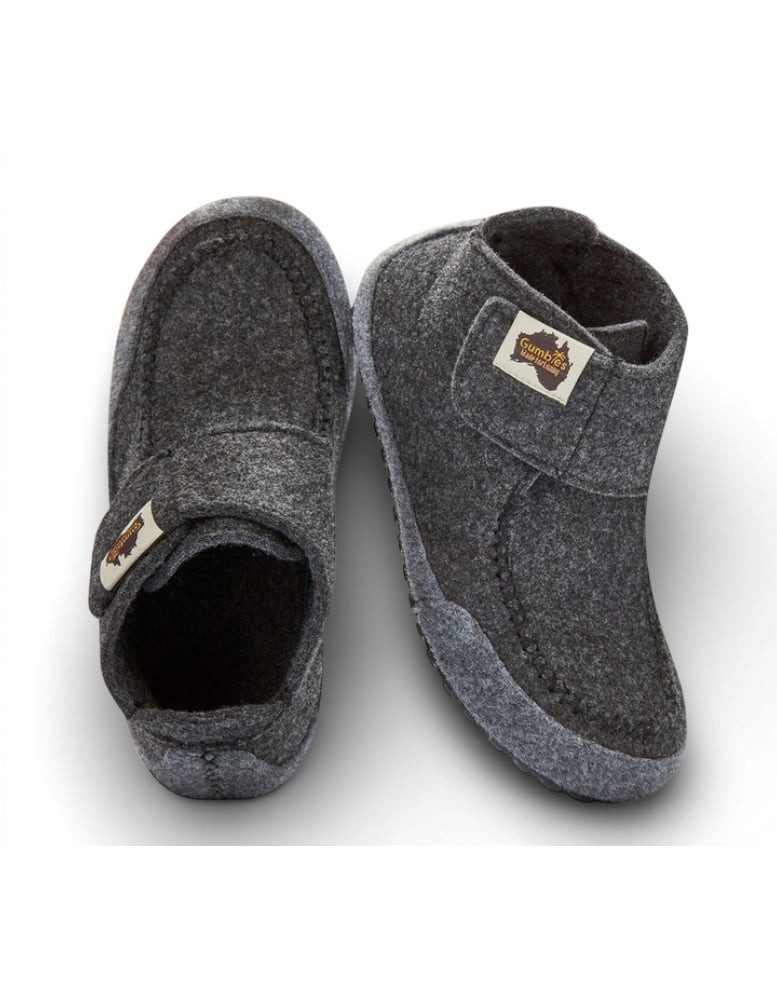 Gumbies Quokka Pantoffel charcoalgrau - 1 Paar Hausschuh