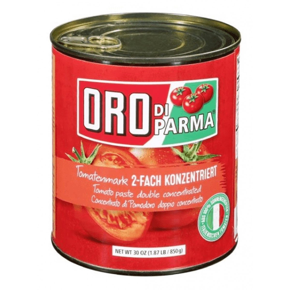 ORO DI PARMA Gemüsekonserve, Oro di Parma Tomatenmark zweifach konzentriert in der Dose 850g