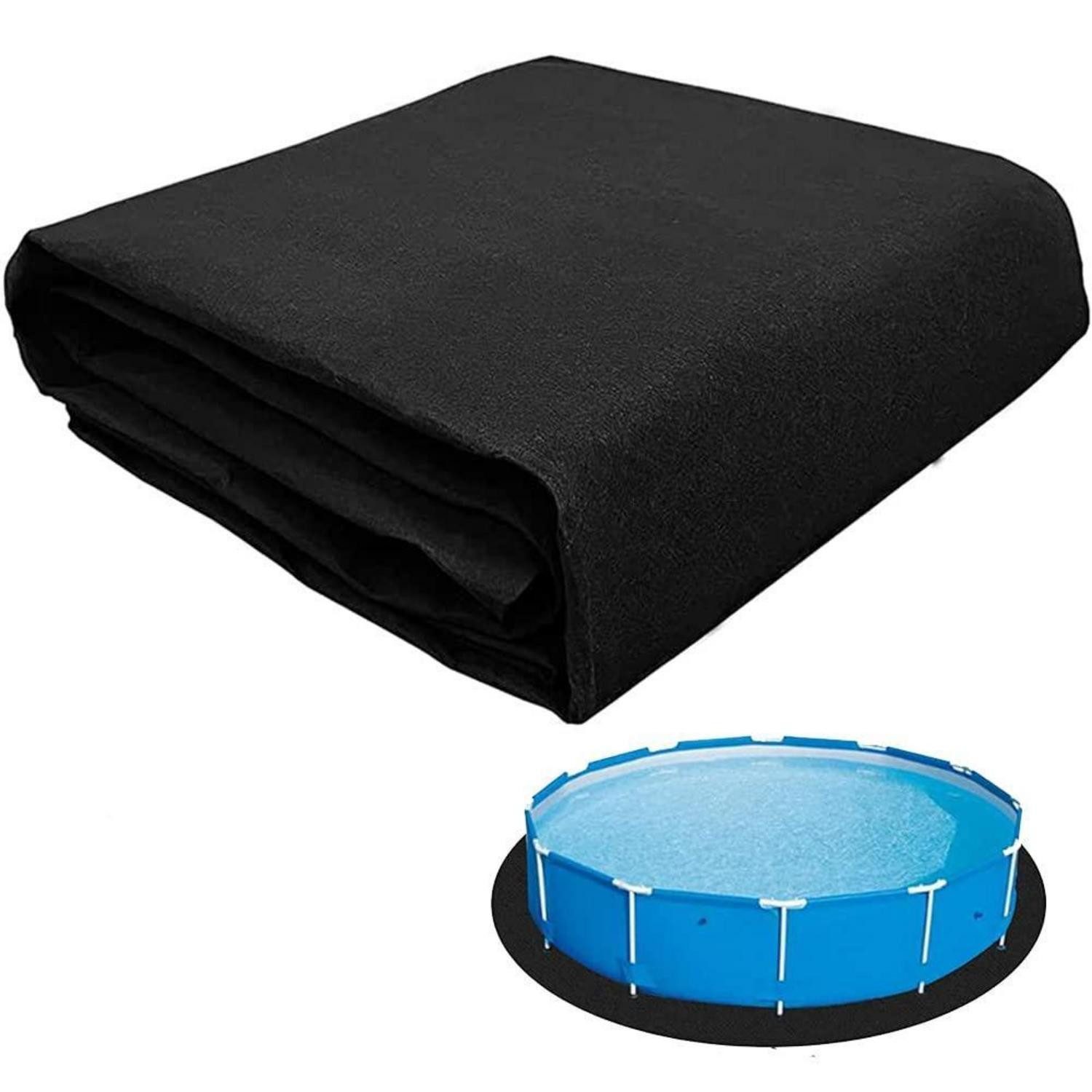 LuxusKollektion Bodenschutzplane Bodenplane Poolunterlage Bodenschutzplane 13,12 ft 4 m, rund
