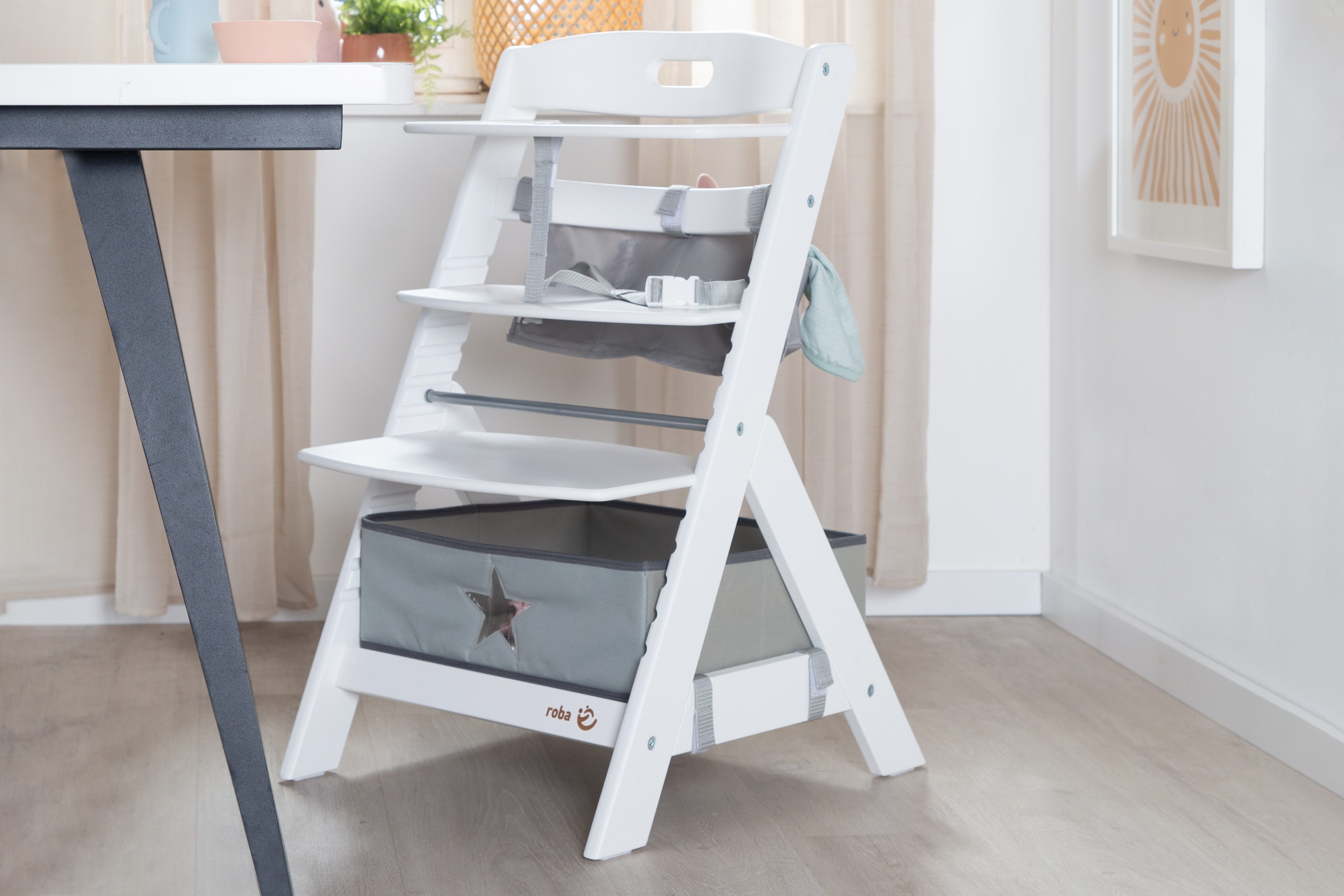 roba® Hochstuhl Liv Up - mitwachsender Treppenhochstuhl - bis 70kg belastba günstig online kaufen