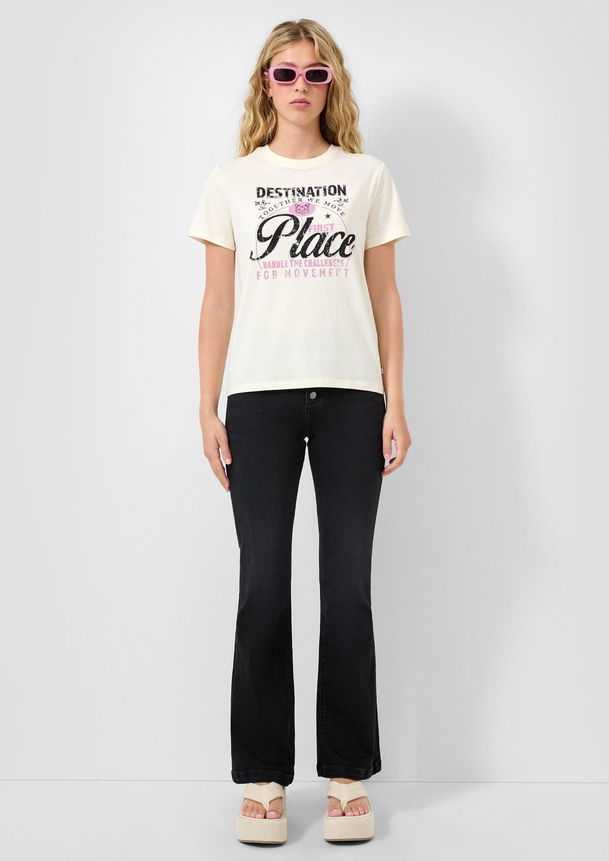 QS Bootcut-Jeans Jeans-Hose REENA Jeans Reena / Slim Fit / High Rise / Flared Leg
