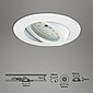 Briloner Leuchten LED Einbaustrahler »7296-036«, Einbauleuchte SET dimmbar schwenkbar IP23 Ø 8,2cm, Bild 6
