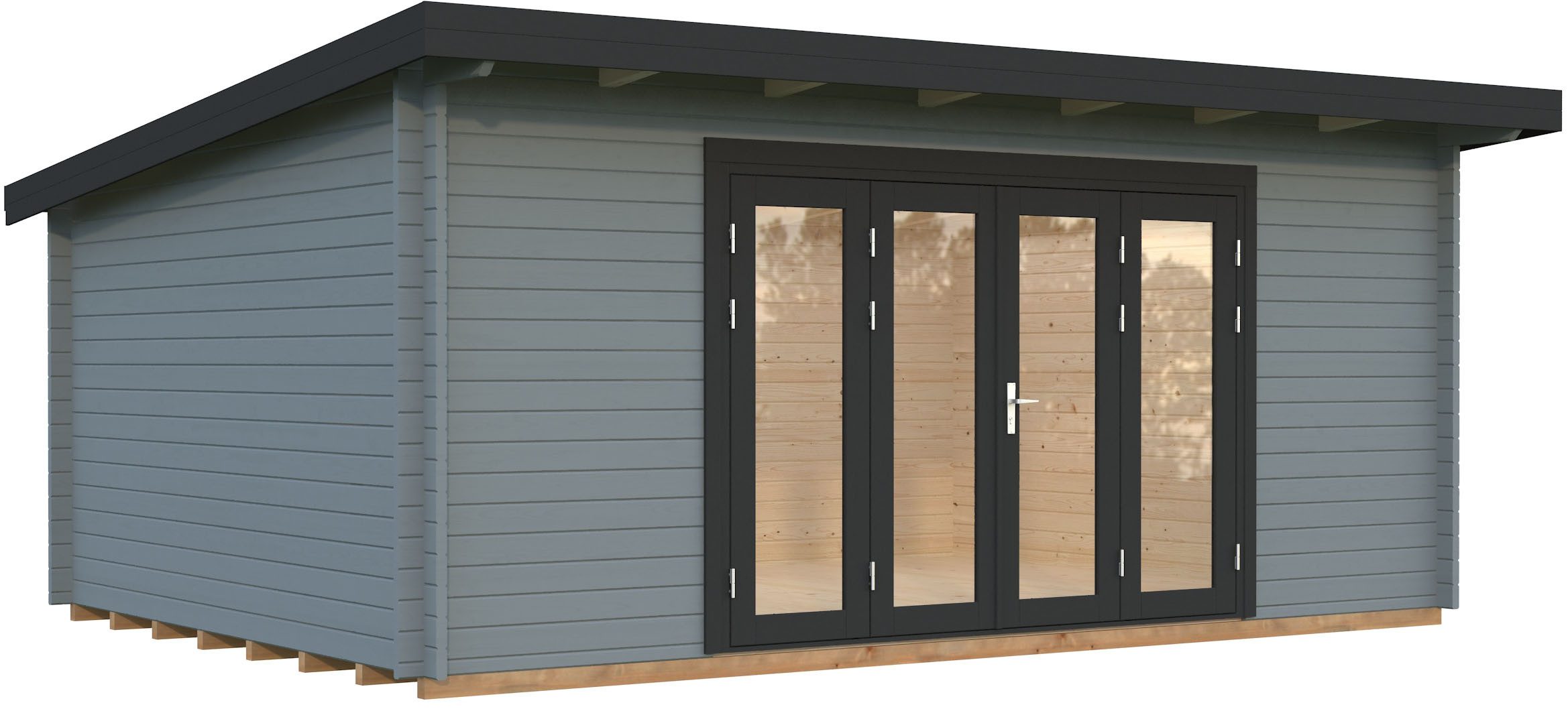 Palmako Gartenhaus Lea Bifold, BxT: 578x451 cm, verschiedene Farben