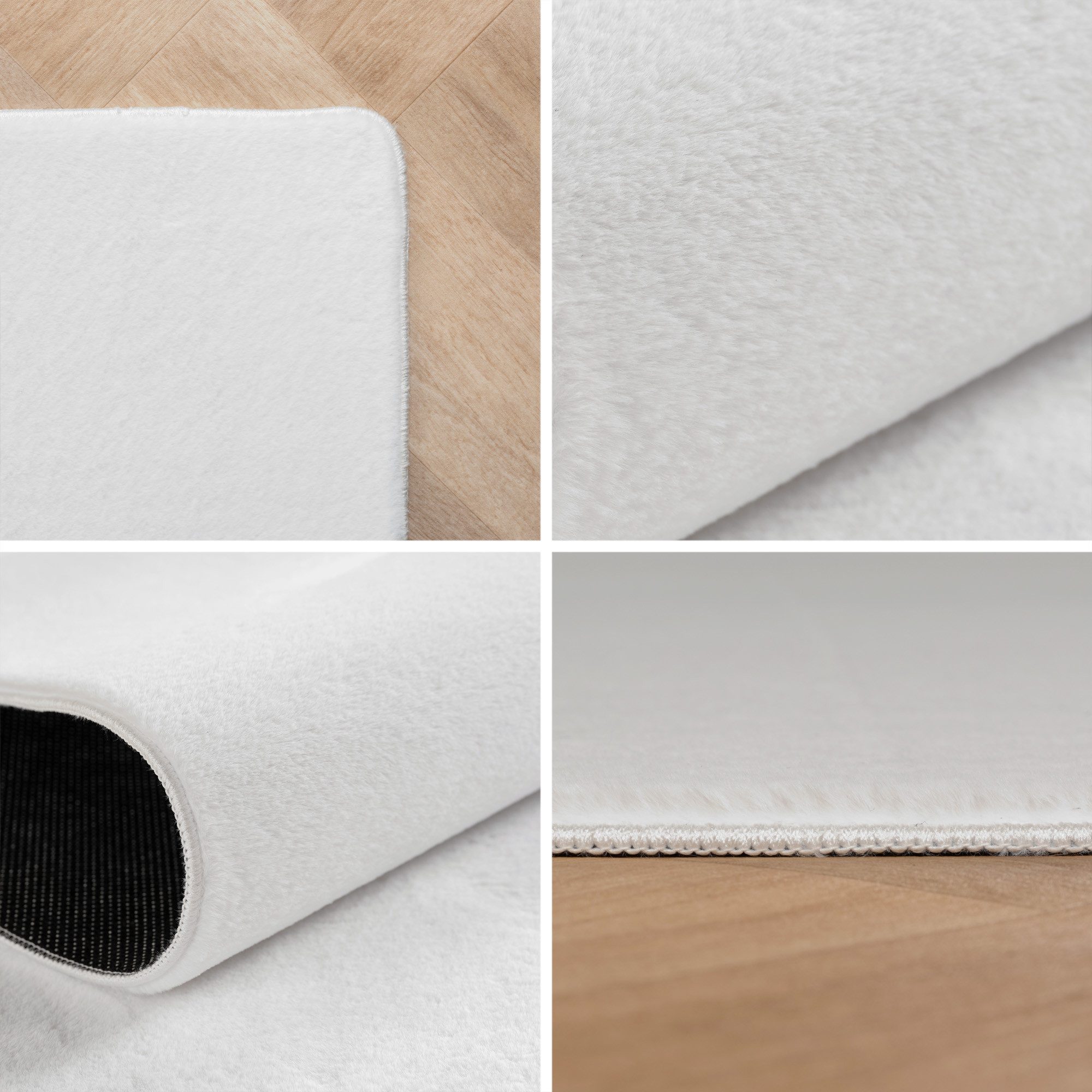Carpettex Veloursteppich Unicolor - Einfarbig, Rund, günstig online kaufen