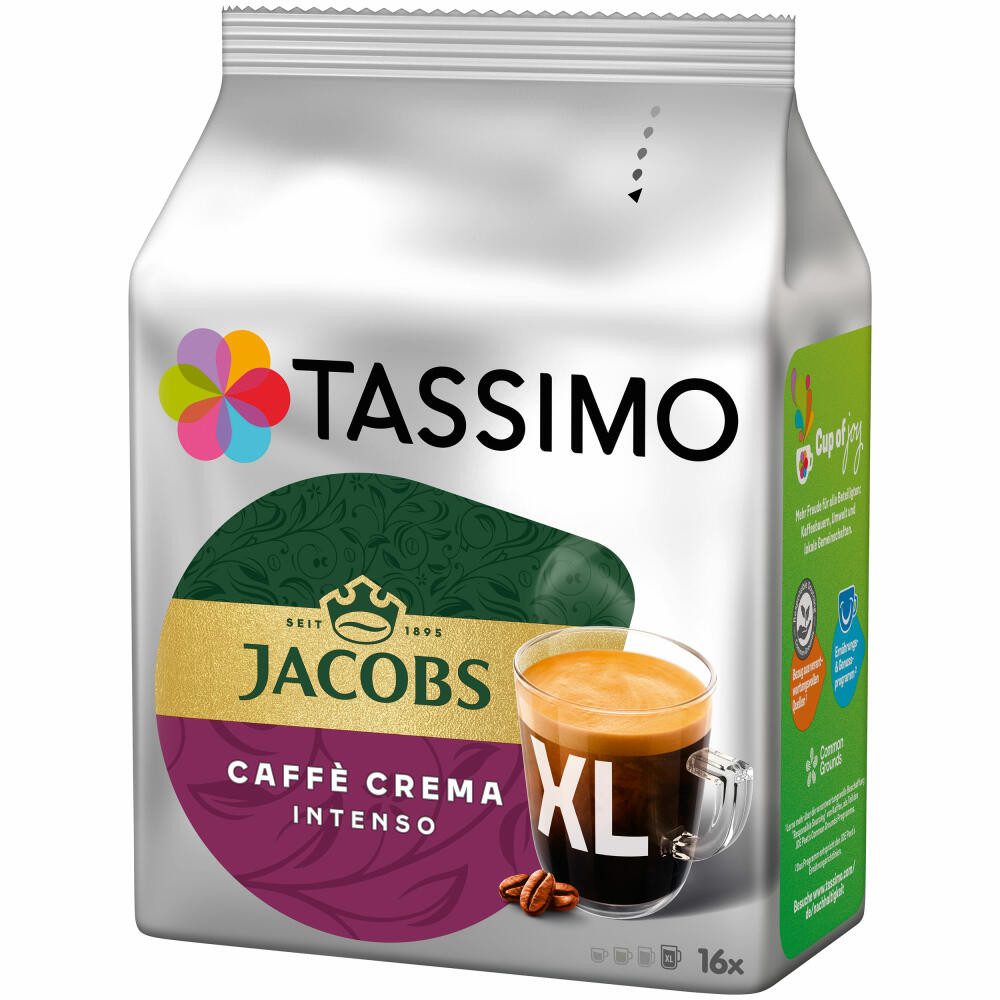 TASSIMO Kaffee Jacobs Caffè Crema Intenso XL 16 T-Discs