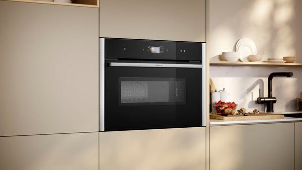 NEFF Backofen mit Mikrowelle N 90 C24MS31N0, EasyClean®, Zeit- & platzsparende Mikrowellen-Kombi mit Easy Clean Reinigung – Bild 5 von 5