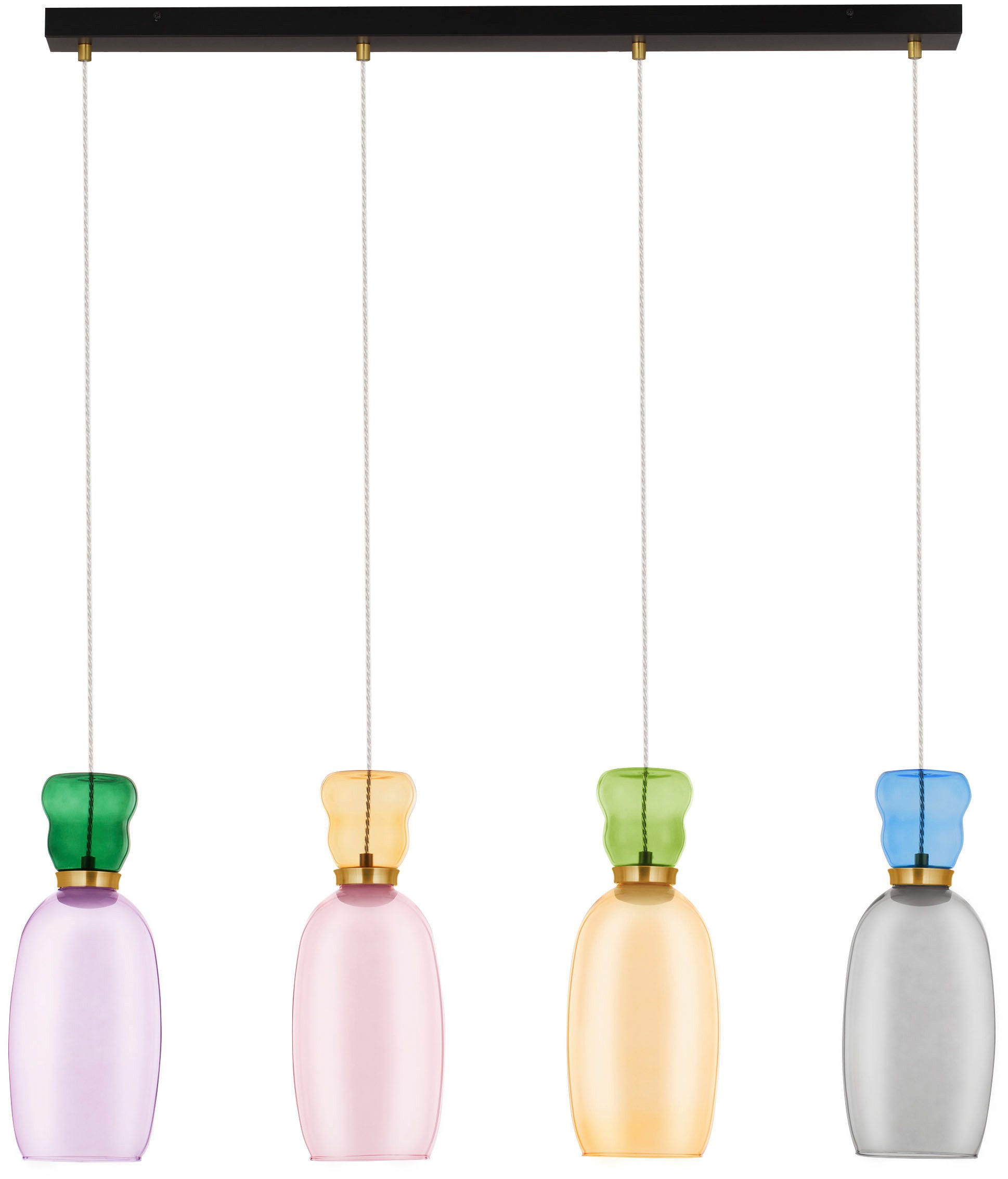 Nova Luce Pendelleuchte PLUMA, LED fest integriert, Warmweiß