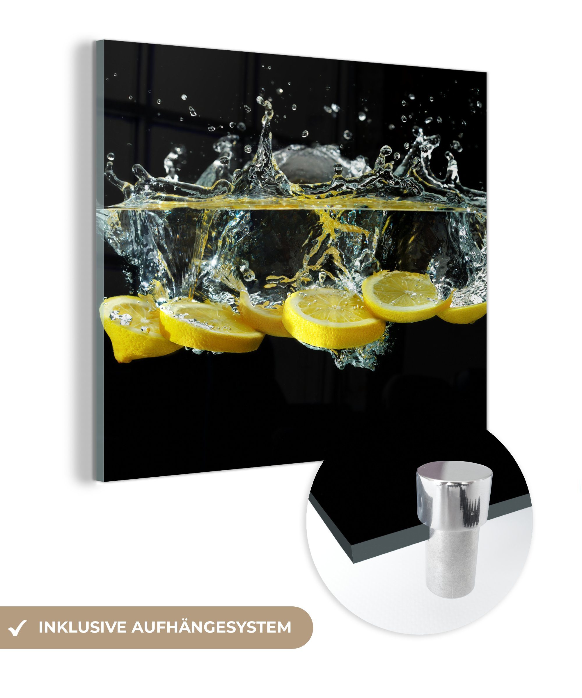 MuchoWow Acrylglasbild Zitrone - Frucht - günstig online kaufen