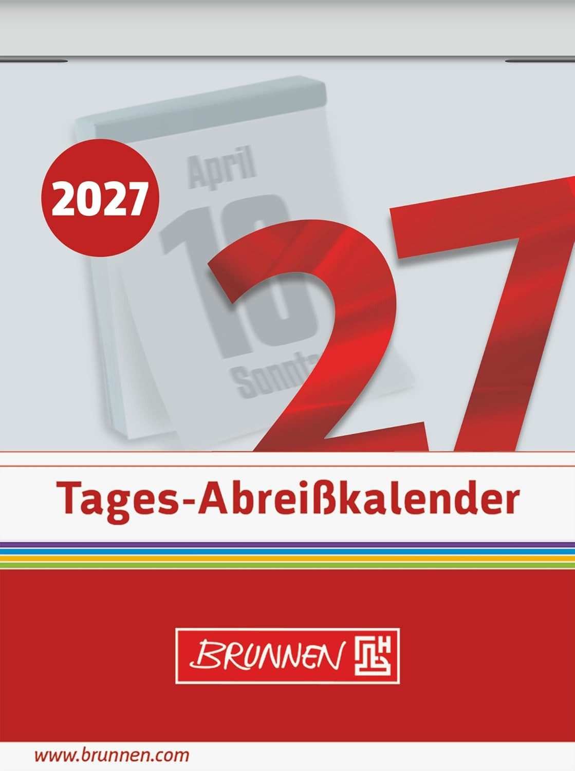 BRUNNEN Abreißkalender BRUNNEN Abreißkalender 2027 Nr. 2, 53,6×71 mm