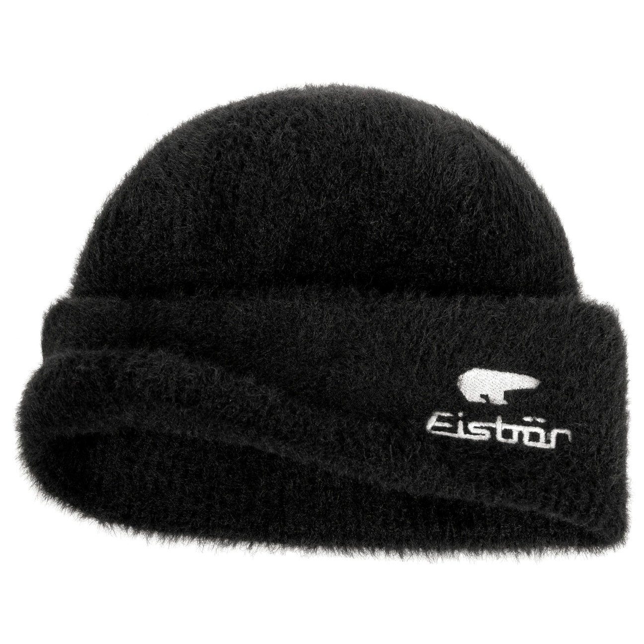 Eisbär Beanie (1-St) Strickmütze mit Umschlag, Made in the EU