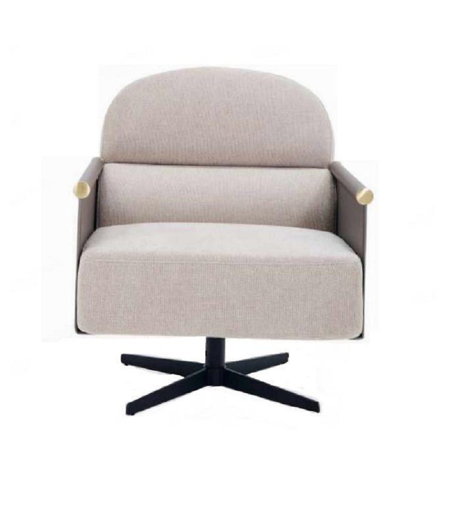 Made JVmoebel Stilvoller (1-St., Sessel Europa Stuhl Sessel Design Drehstuhl Lounge in Luxuriöser Club Sessel), 1x