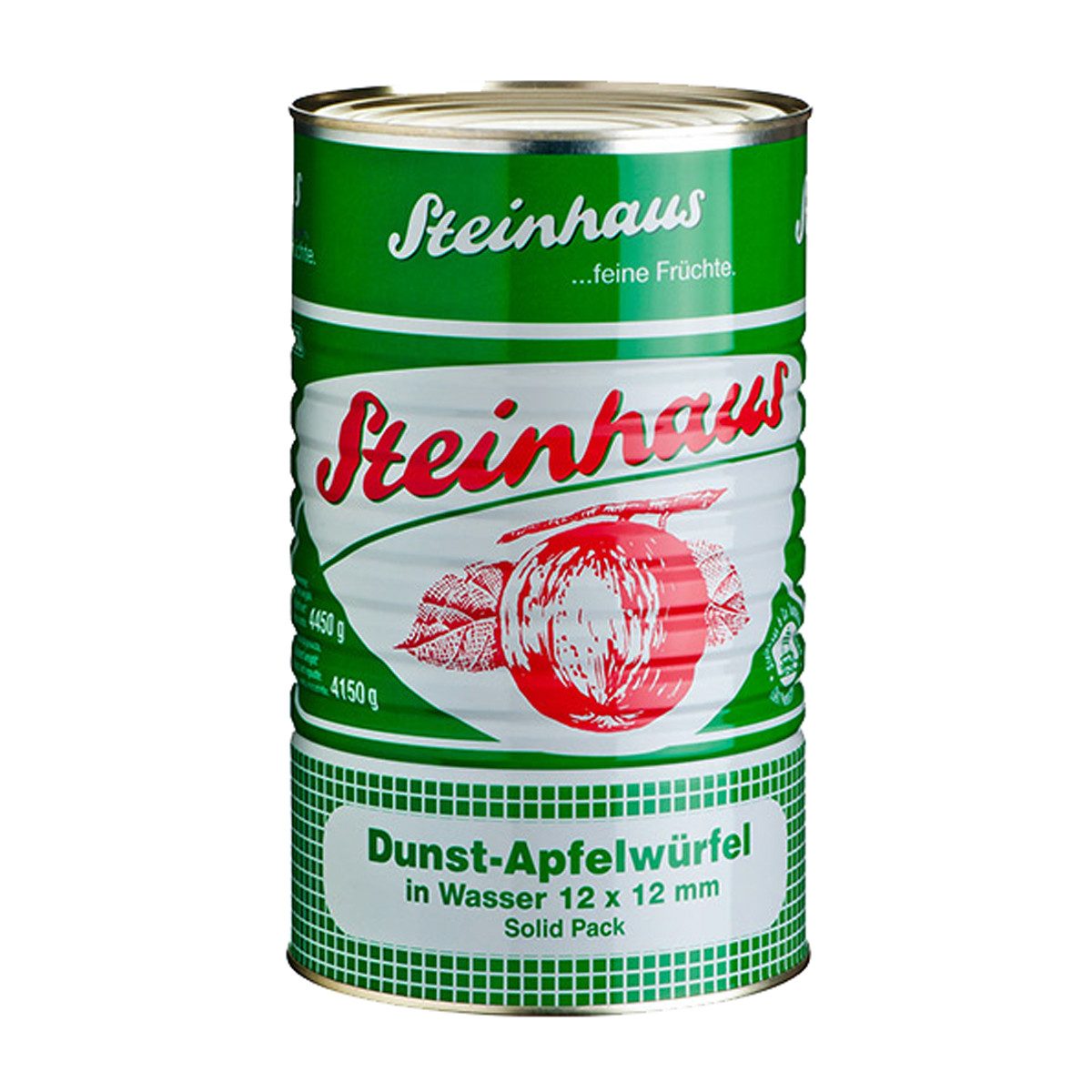 Steinhaus Obstkonserve, Steinhaus Dunst Apfelwürfel feine Früchte in Wasser eingelegt 4650ml